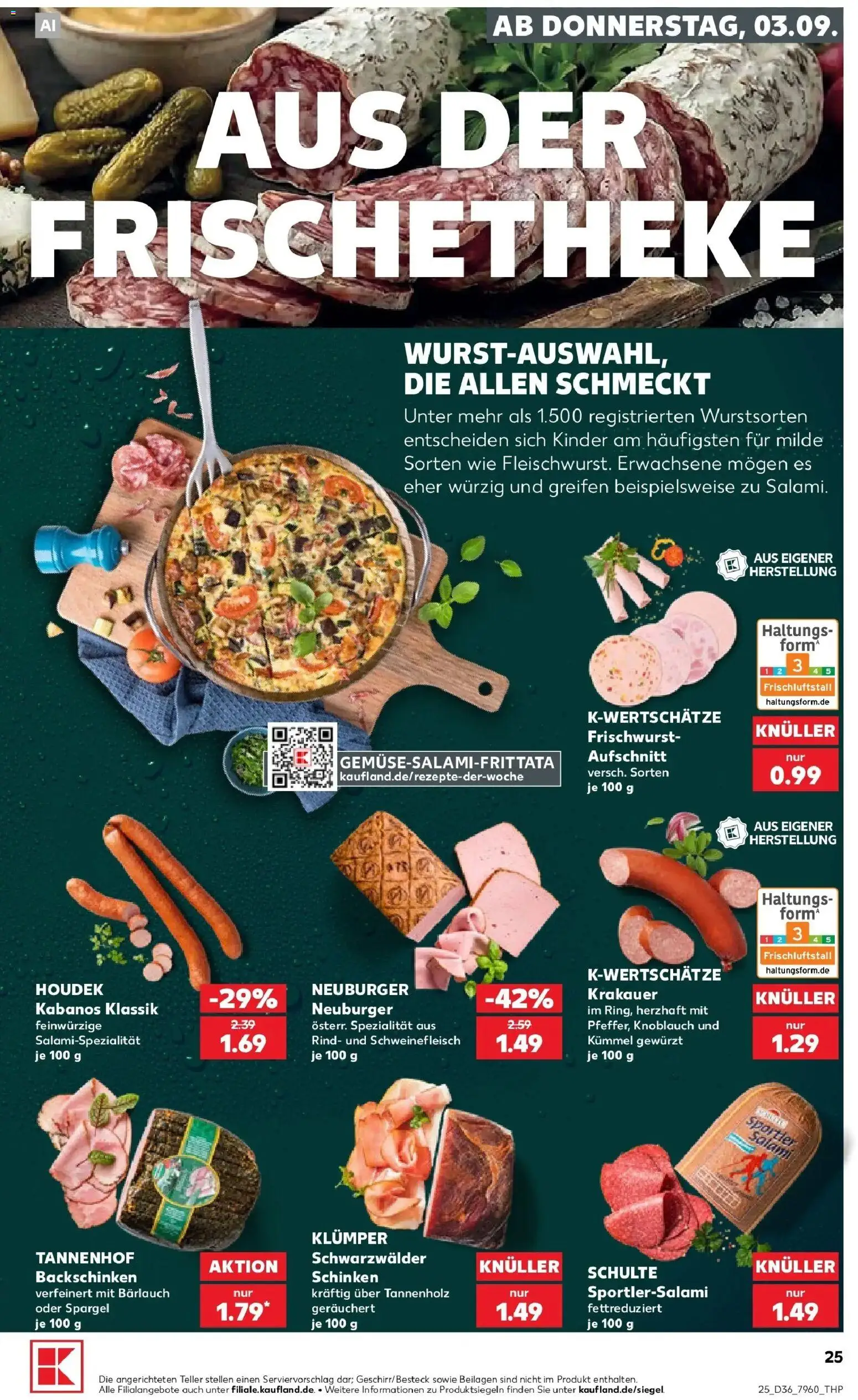 Prospekt Kaufland ab 31.08.2026 » Angebote Online zum Blättern | Seite: 34 | Produkte: Beilagen, Knoblauch, Schinken, Schweinefleisch