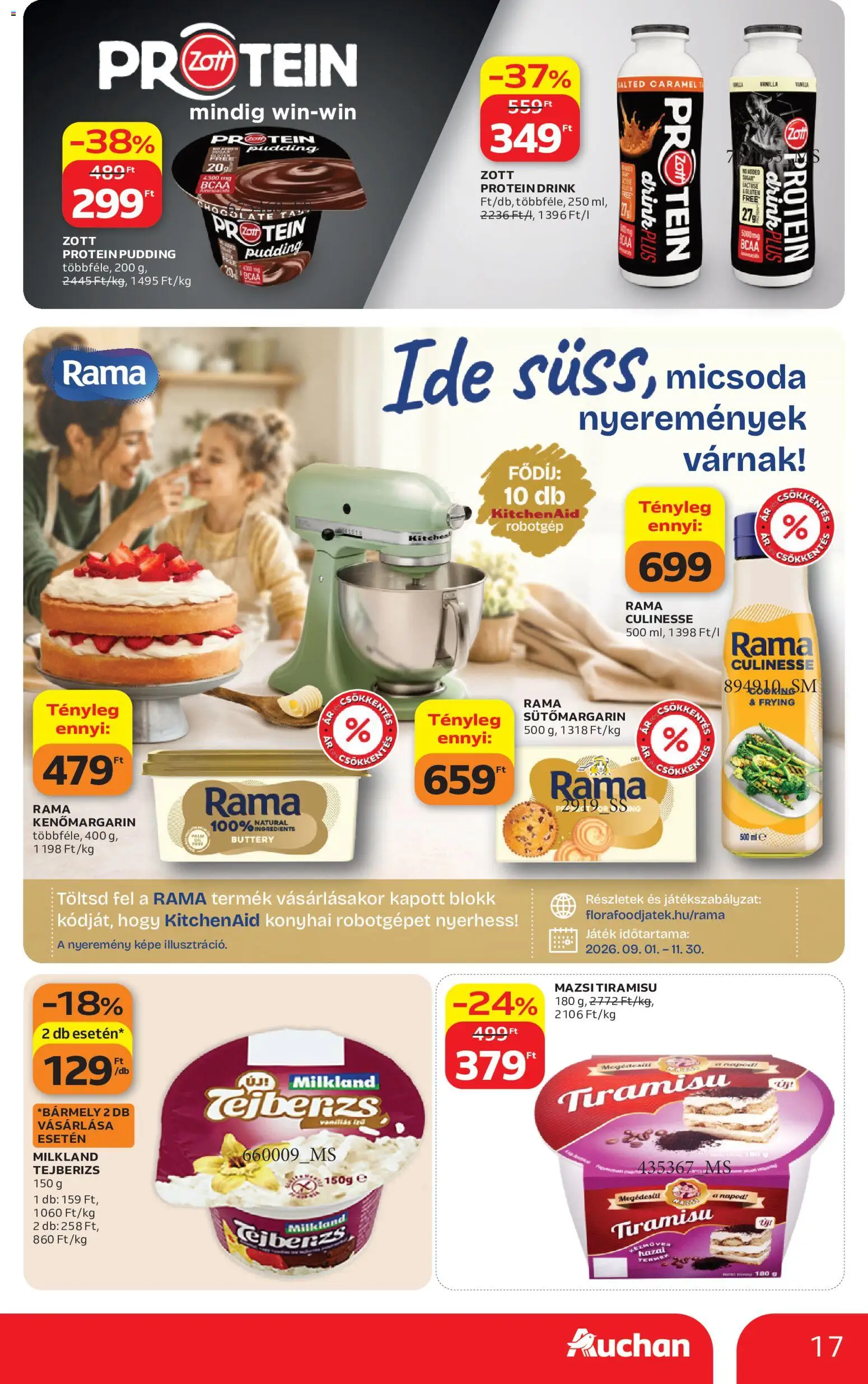 Auchan akciós ujság - amely érvényes a következő dátumtól: 2026.09.24. | Oldal: 17