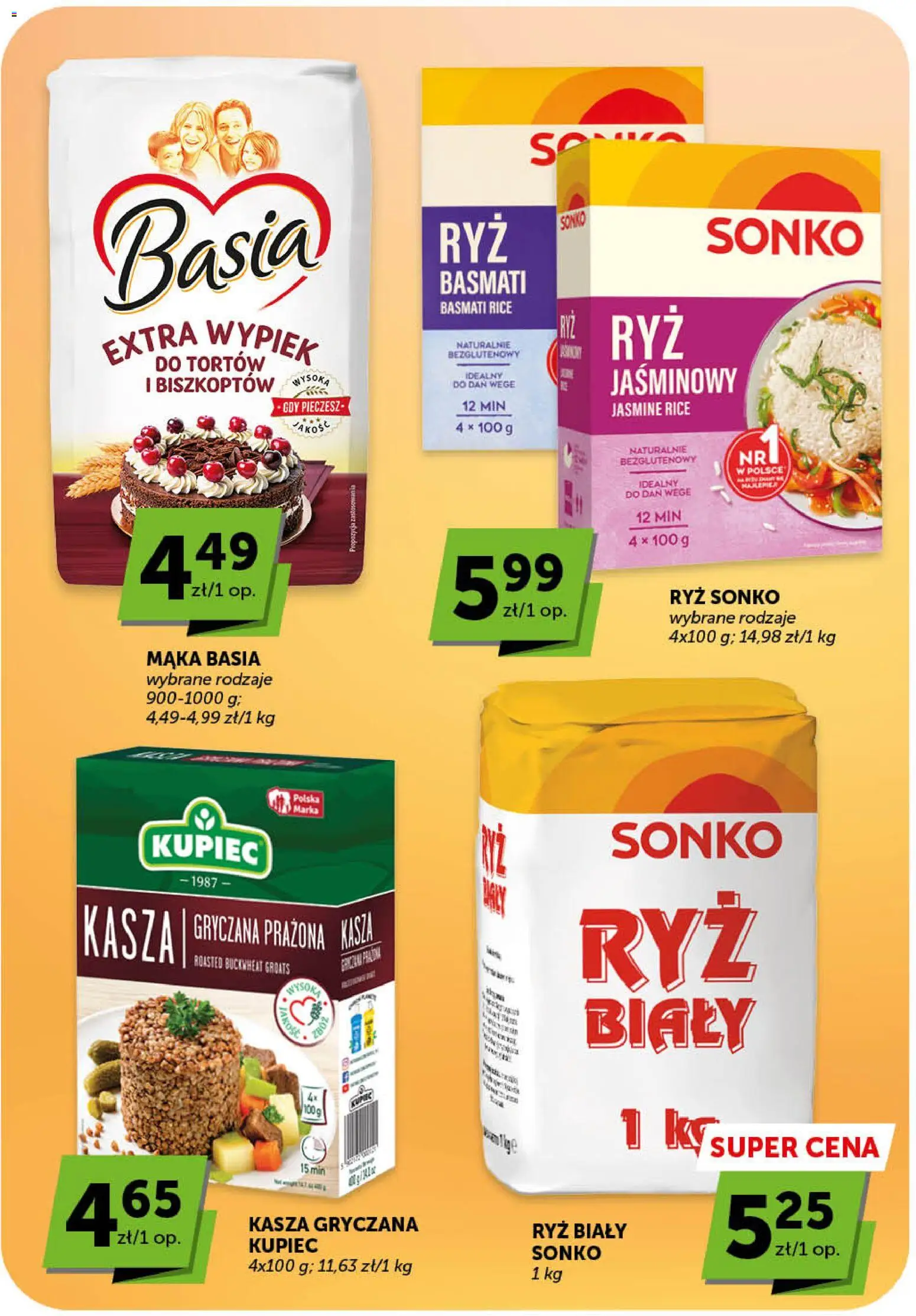 Euro Sklep gazetka od 07.05.2026 | Strona: 25 | Produkty: Kasza, Kasza gryczana, Mąka basia, Ryż