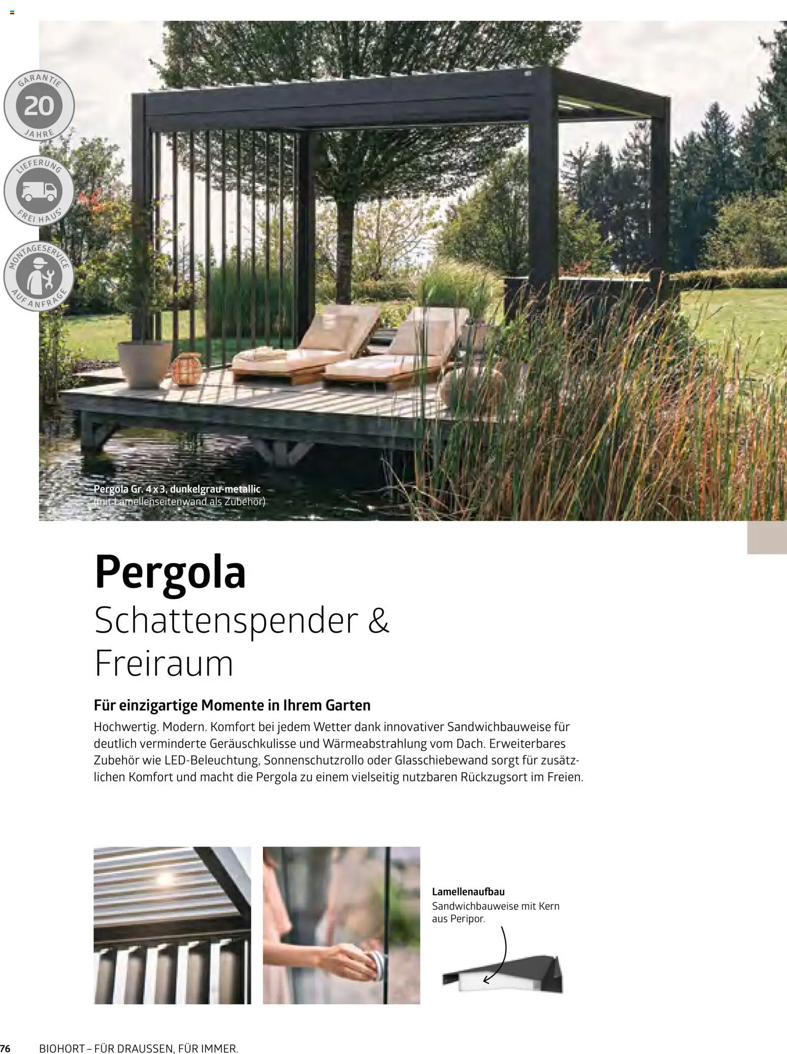 Dehner Biohort – Metall für Garten & Terrasse – gültig ab 01.01.2026 | Seite: 76