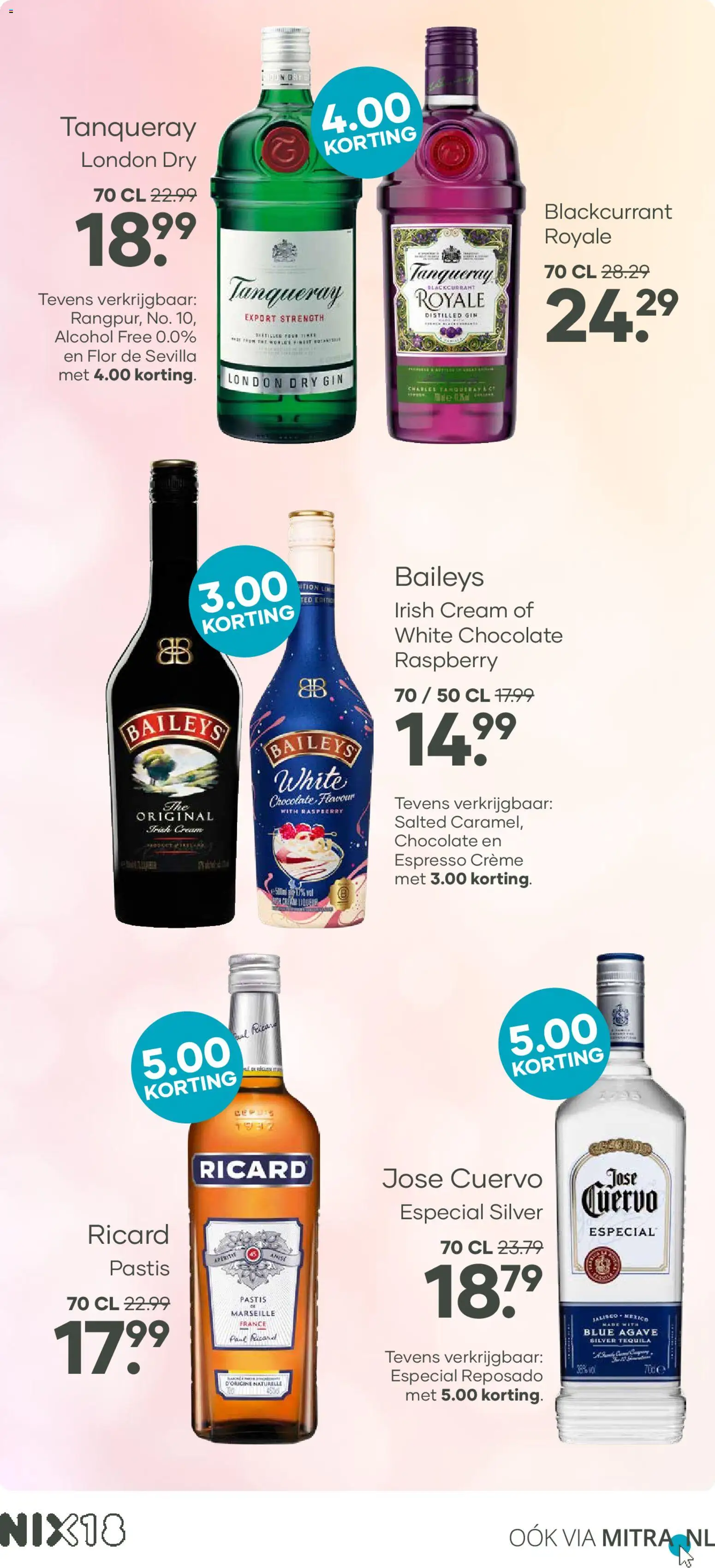 {H1} | Pagina: 8 | Producten: Gin, Baileys, Alcohol, Tequila