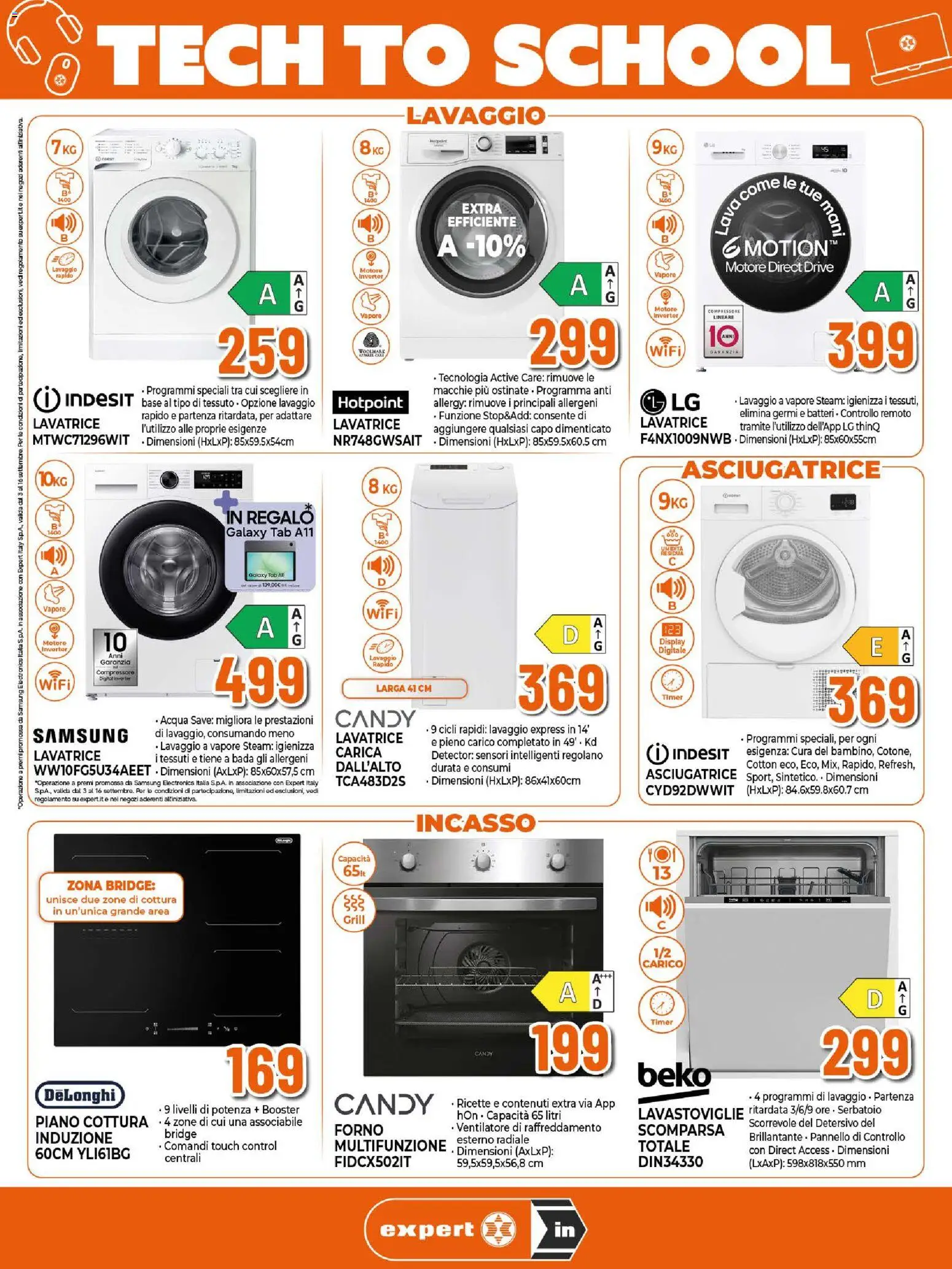 Volantino Ipercoop del 03/09/2026 | Pagina: 5 | Prodotti: Ventilatore, Compressore, Asciugatrice, Samsung