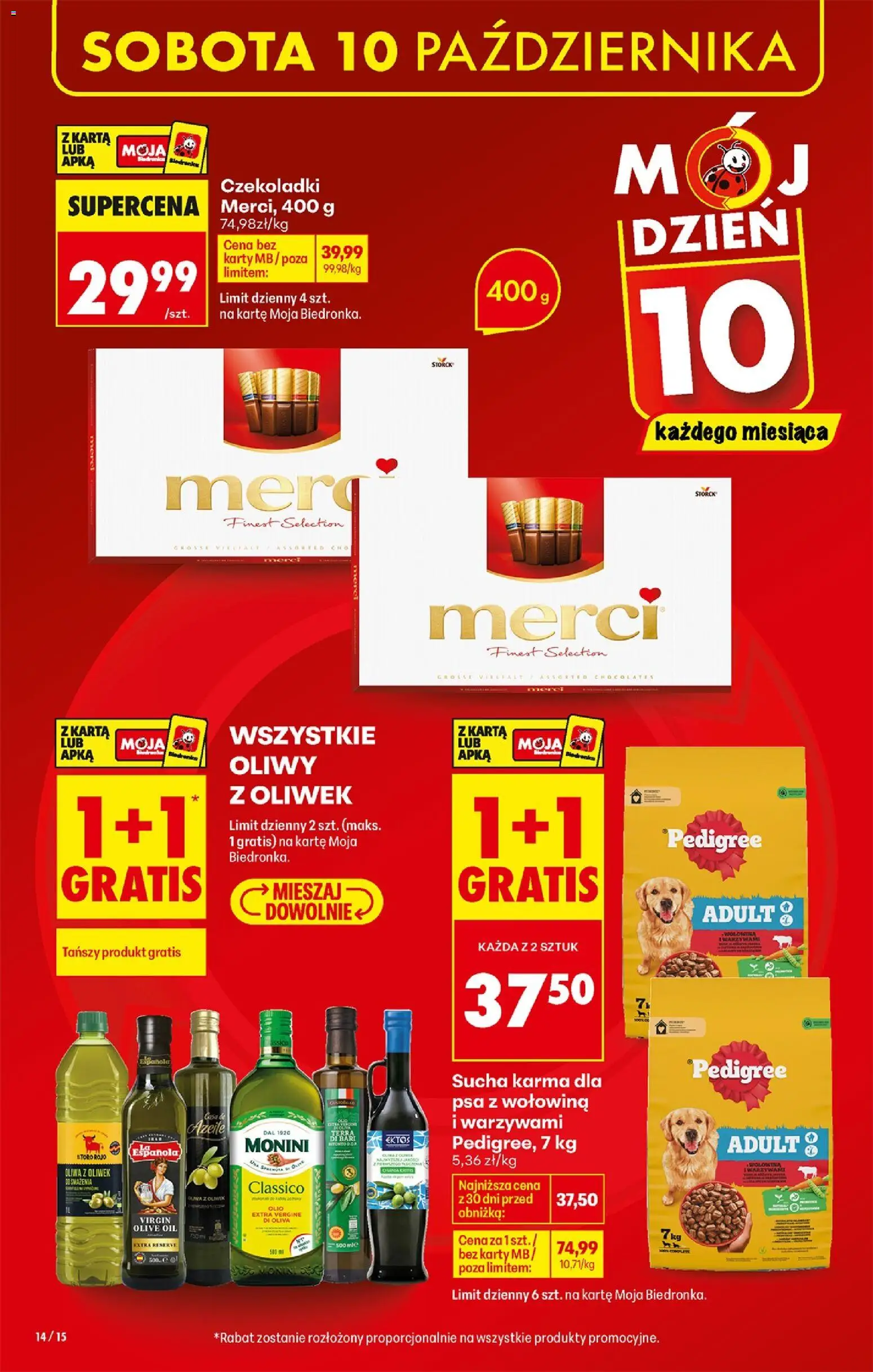Biedronka Polsko leták - Codziennie niskie ceny od 08.10.2026 | Strana: 18 | Produkty: Finest, Pedigree, Karty