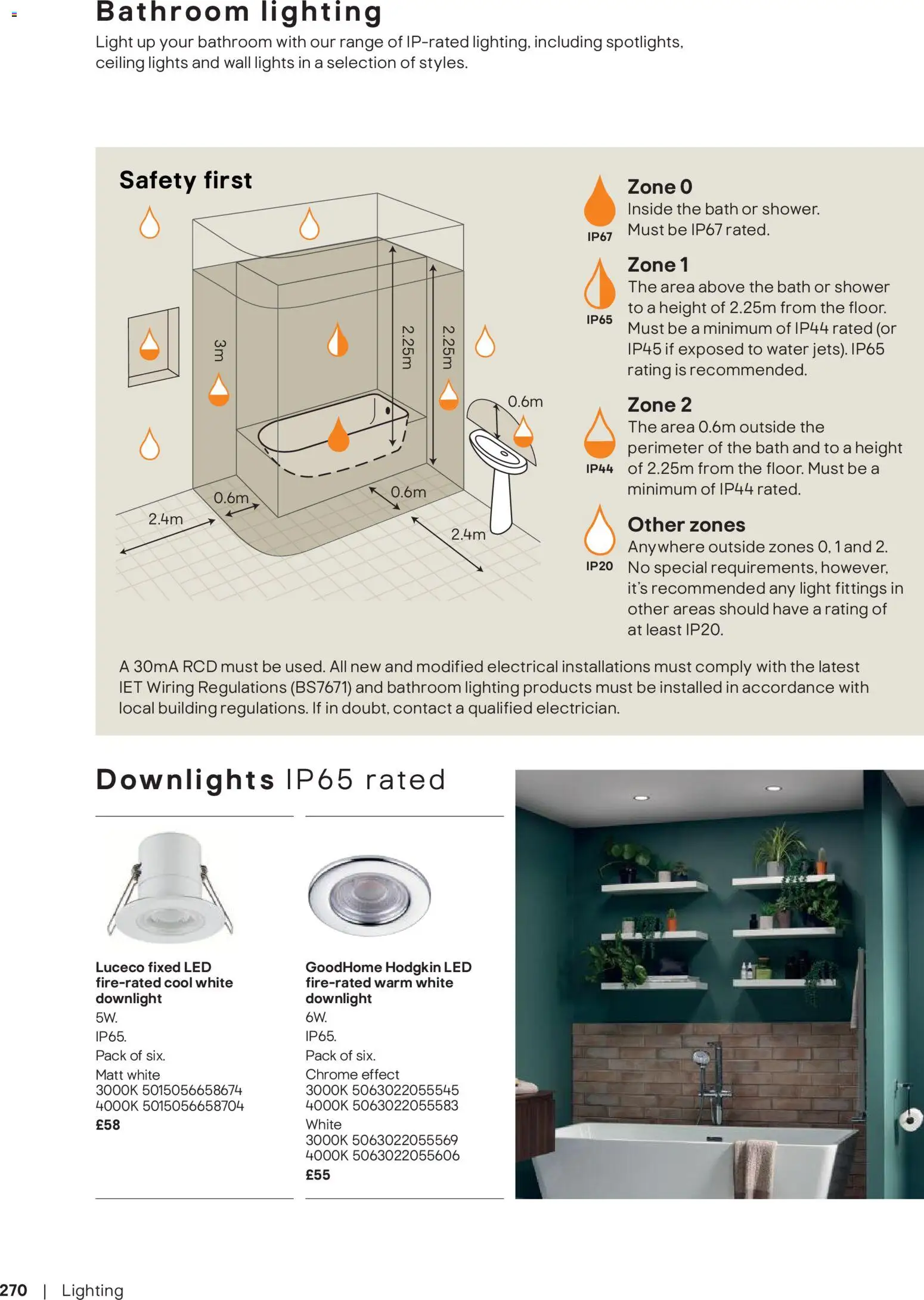 {H1} | Page: 271 | Products: Bath, Shower, Lights, Lighting