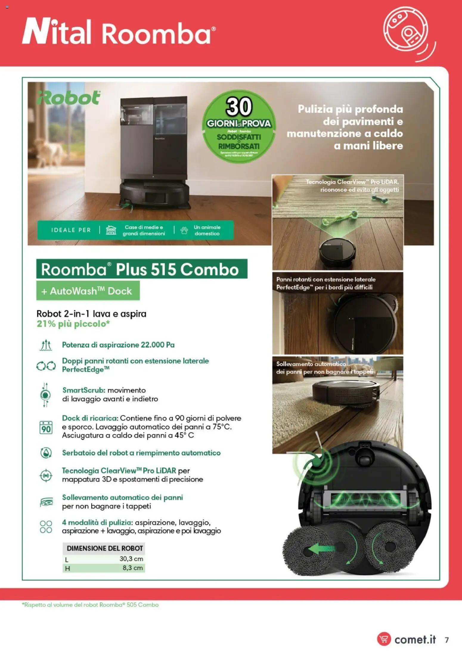 Volantino Comet del 16/10/2026 | Pagina: 7 | Prodotti: Panni, Robot
