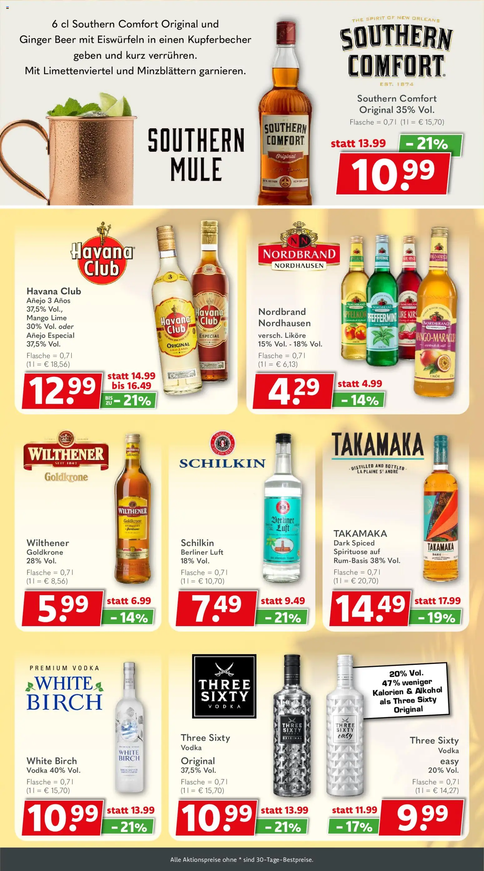 Getränkeland Prospekt – gültig ab 17.08.2026 | Seite: 9 | Produkte: Berliner, Havana club, Likör, Southern comfort
