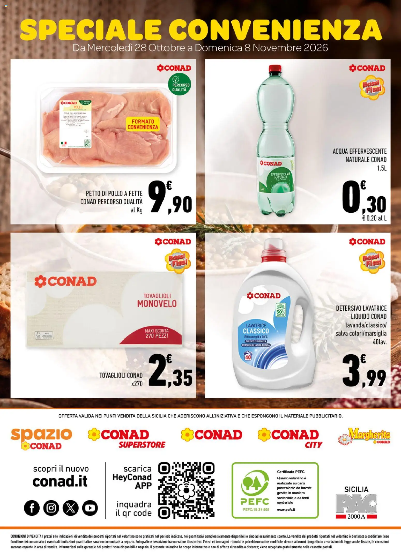 Volantino Conad del 28/10/2026 | Pagina: 8