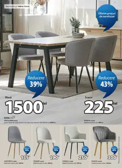 Ofertele JYSK valabile de la 09.07.2026 | Pagină: 7 | Produse: Masă, Scaun