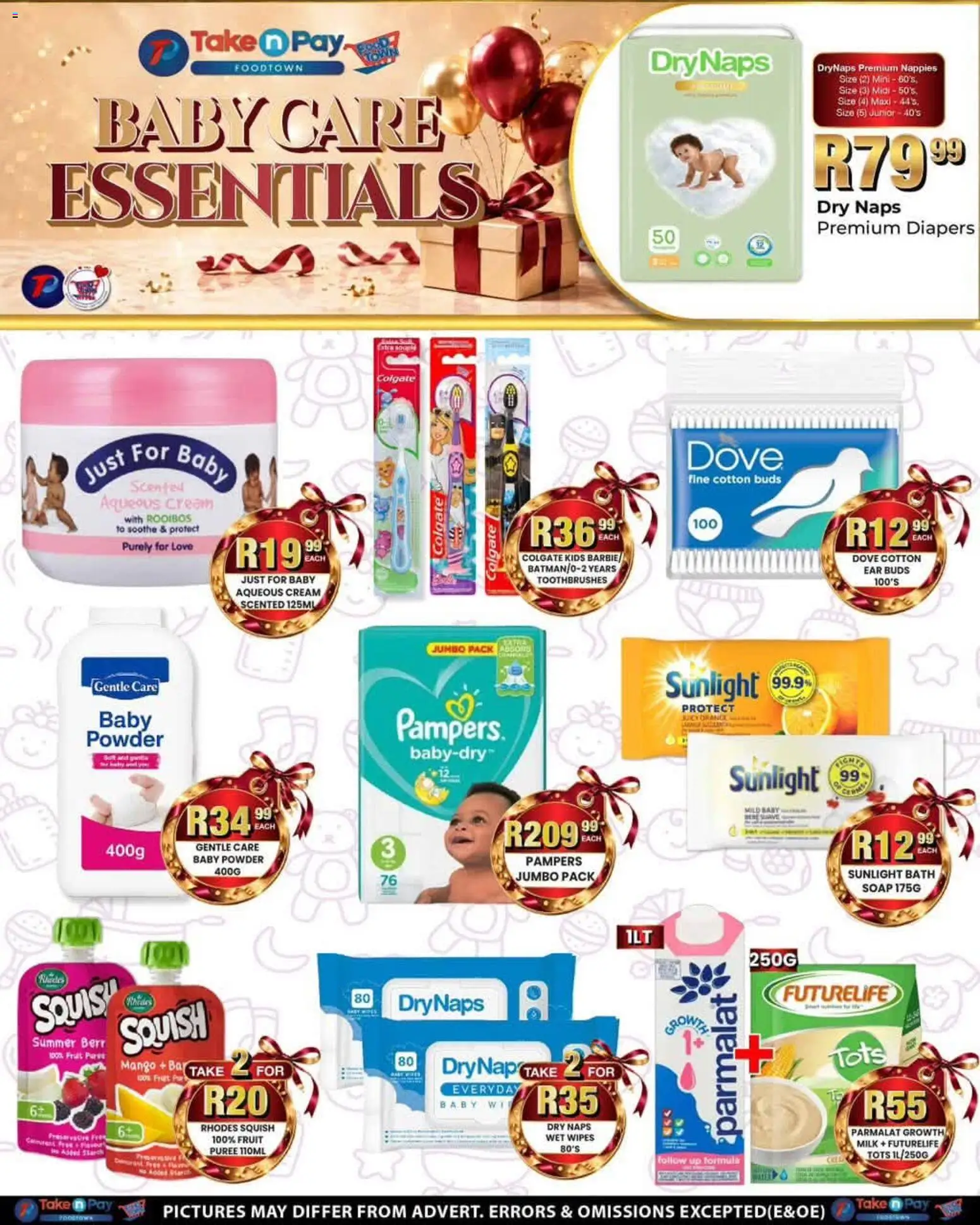 New Take n Pay catalogue – valid from 24/08/2026 | Page: 25 | Products: Diapers, Milk, Powder, Mango