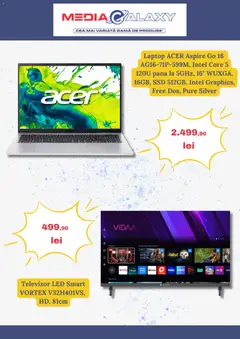 Ofertele Media Galaxy valabile de la 04.06.2026 | Pagină: 3 | Produse: Laptop, Vestiyer, Video, Top