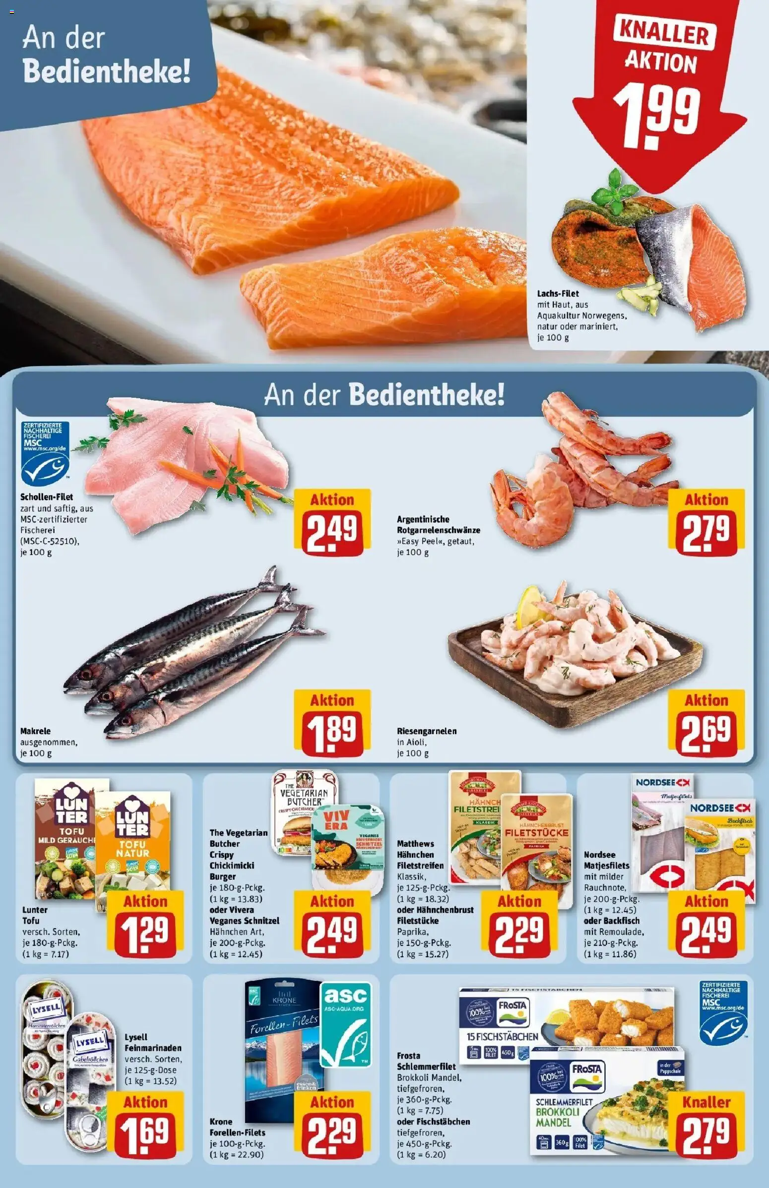 REWE Prospekt ab 03.08.2026 zum Blättern » Angebote | Seite: 12 | Produkte: Burger, Schnitzel, Fischstabchen, Makrele