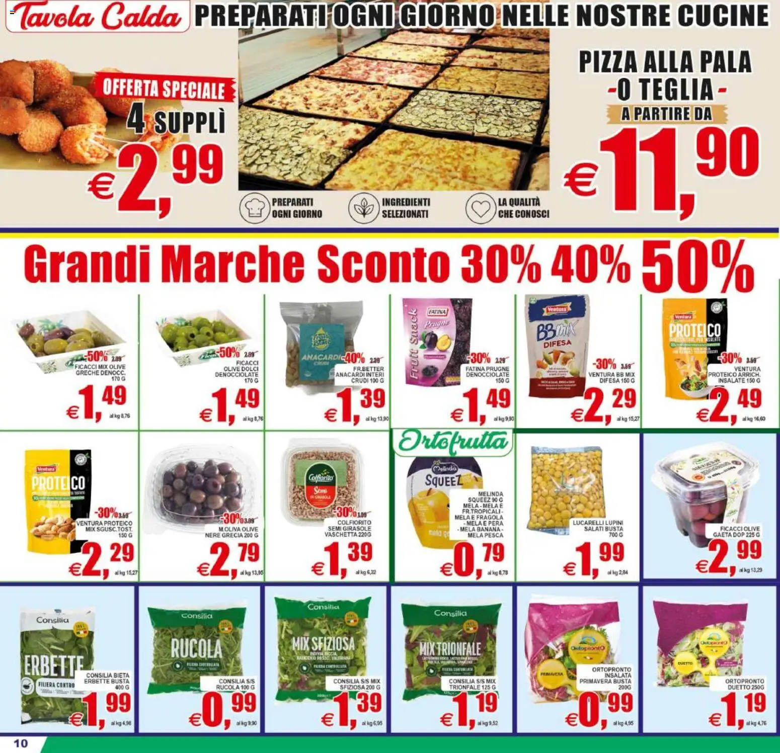 Volantino Pewex del 29.05.2026 | Pagina: 10 | Prodotti: Olive, Pesca, Anacardi, Pera
