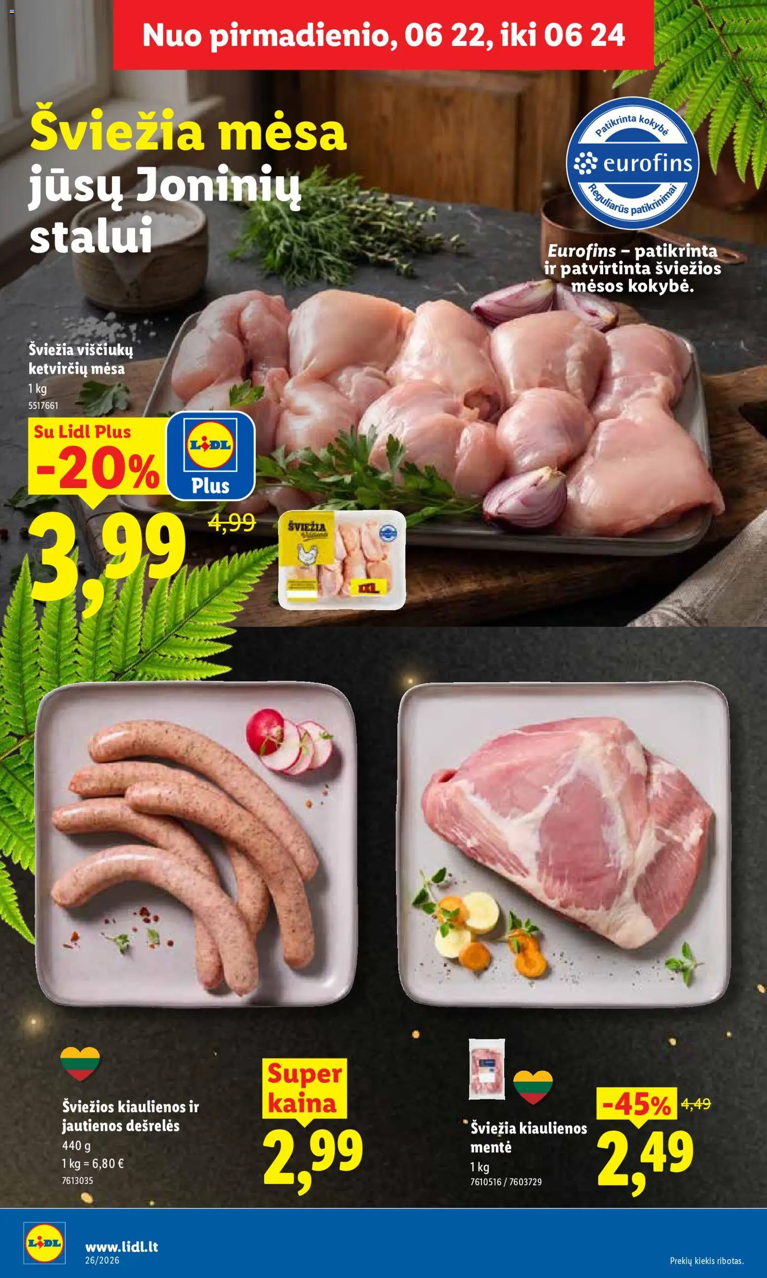 LIDL akcijos nuo 2026.06.22 | Puslapis: 10