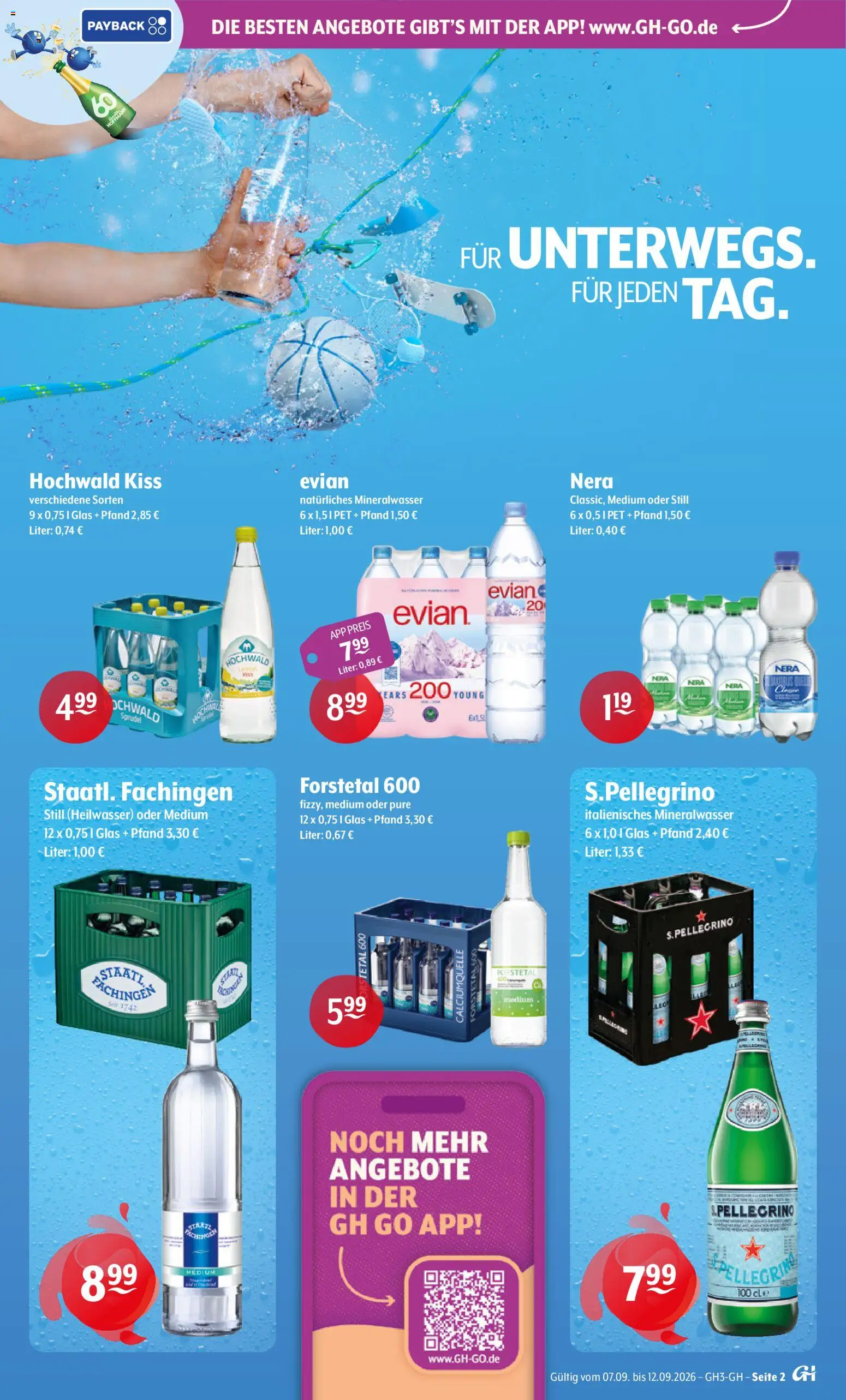 Trink und Spare Prospekt – gültig ab 07.09.2026 | Seite: 2 | Produkte: Mineralwasser