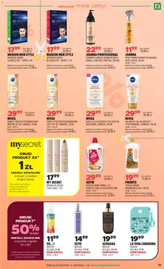 Pogląd oferty "Drogerie Natura gazetka" - ważna od 25.08.2026 | Strona: 11 | Produkty: Balsam do ciała, Bronzer, Szampon, Krem