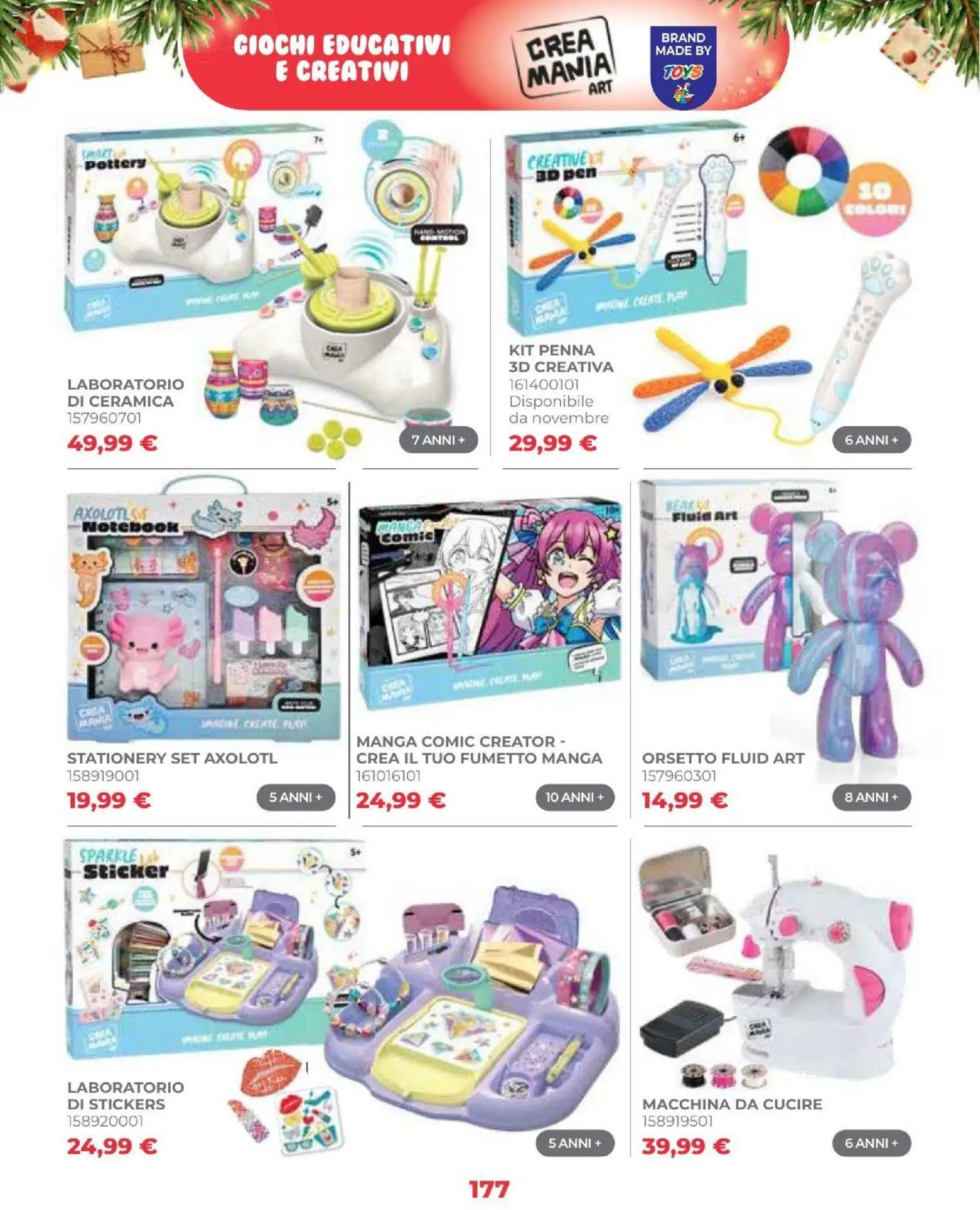Volantino Toys Center del 16/10/2026 | Pagina: 179 | Prodotti: Notebook, Macchina da cucire