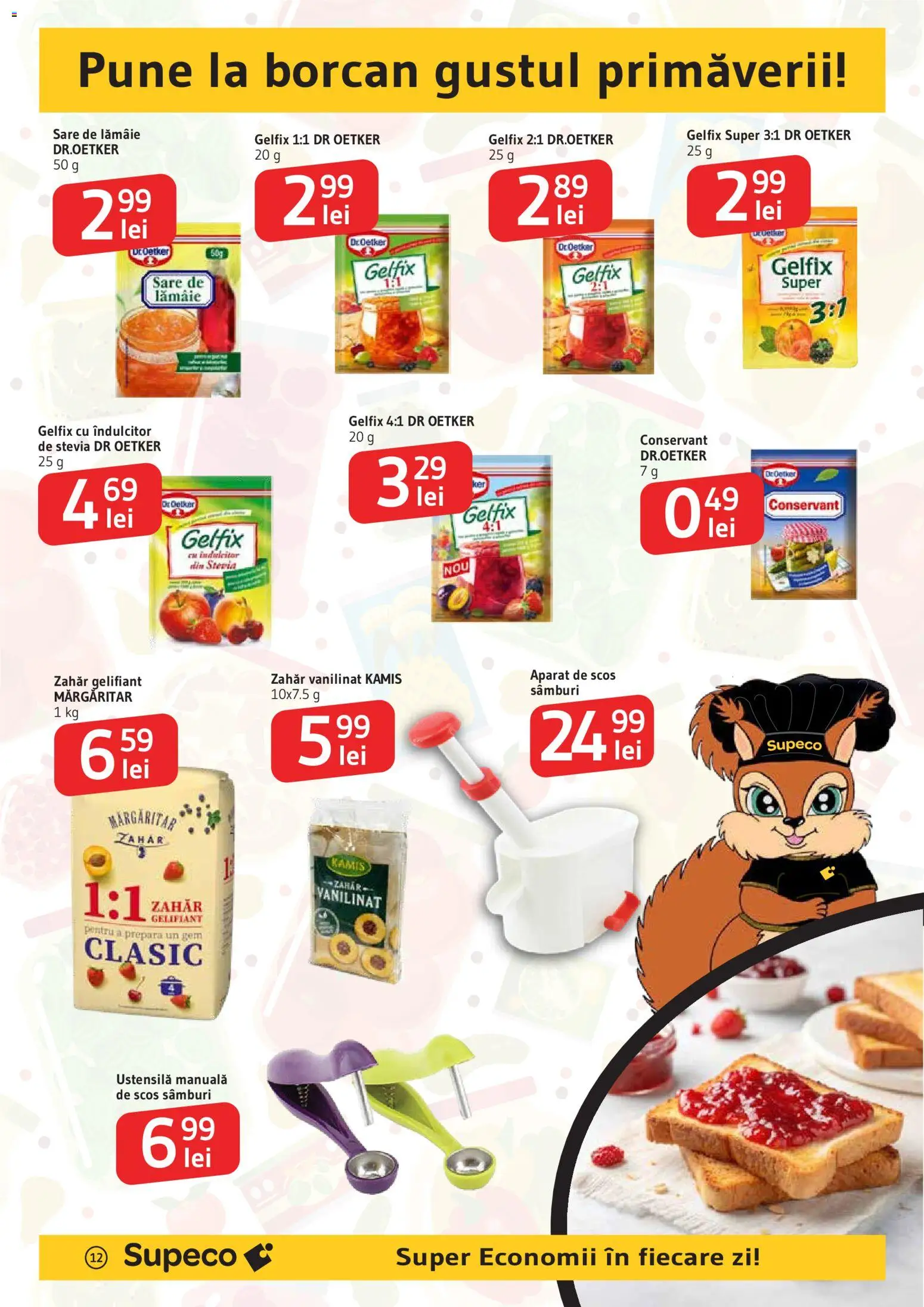 Noul catalog Supeco – valabil de la 14.05.2026 | Pagină: 12 | Produse: Borcan, Gem, Zahăr, Lămâie