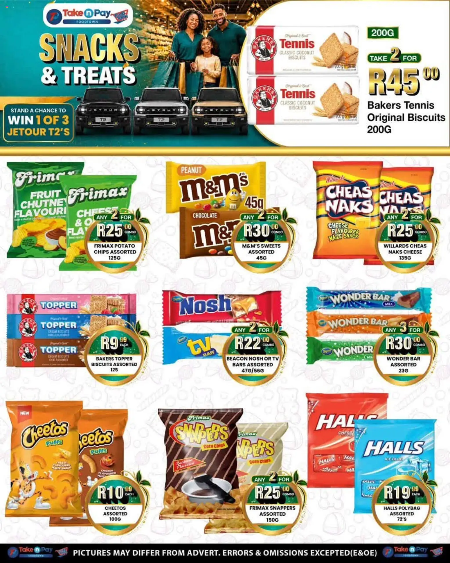 New Take n Pay catalogue – valid from 10/08/2026 | Page: 5 | Products: Cheese, Biscuits, Chicken, Fruit