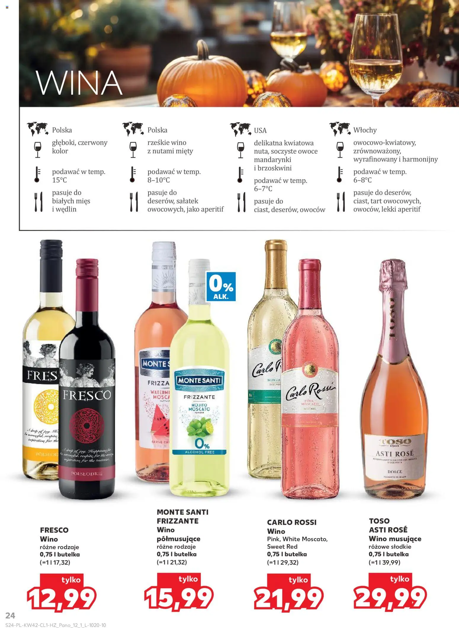Kaufland Polsko leták - Barek od 15.10.2026 | Strana: 24 | Produkty: Moscato, Frizzante, Mojito