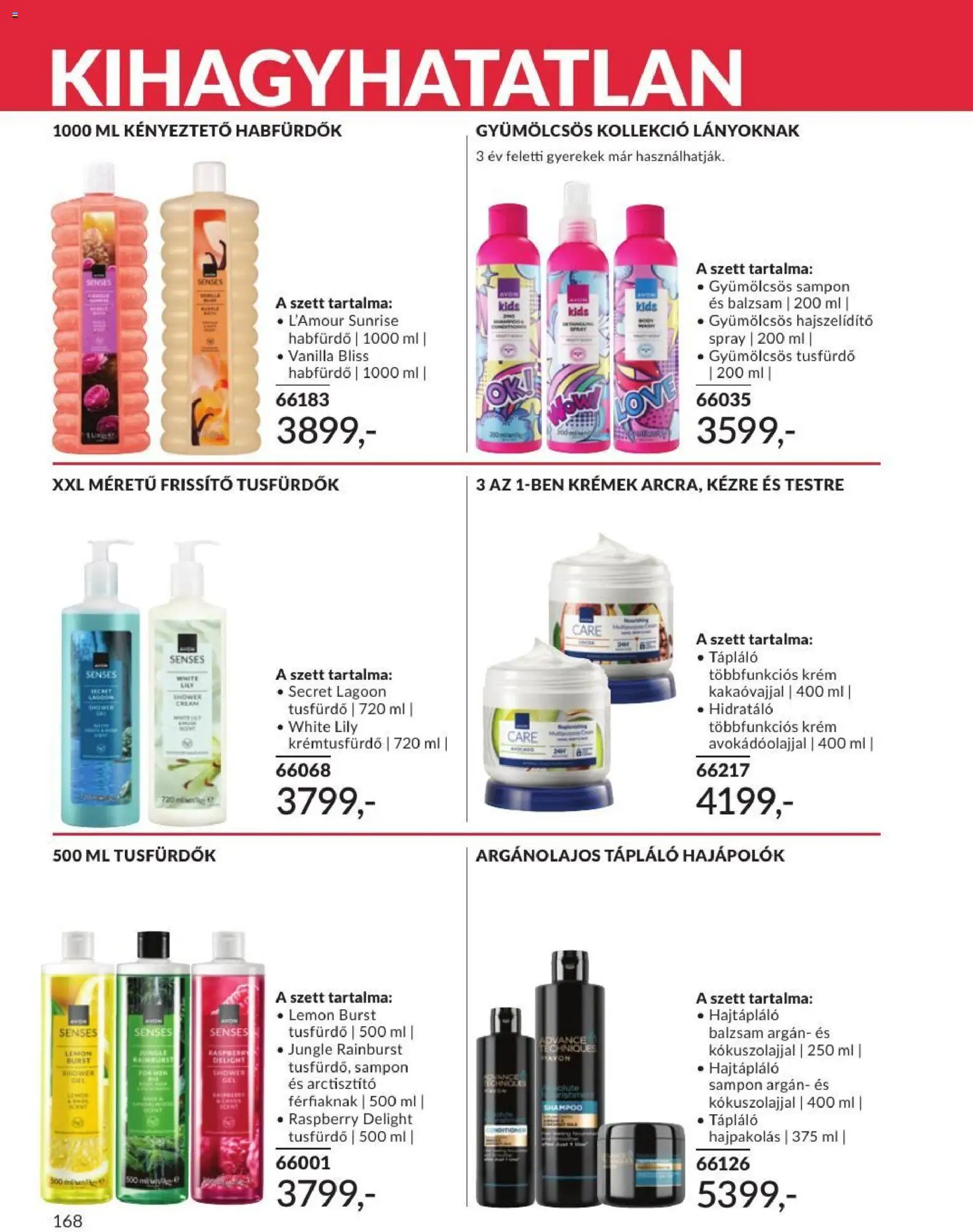 Avon akciós ujság - amely érvényes a következő dátumtól: 2026.07.01. | Oldal: 170