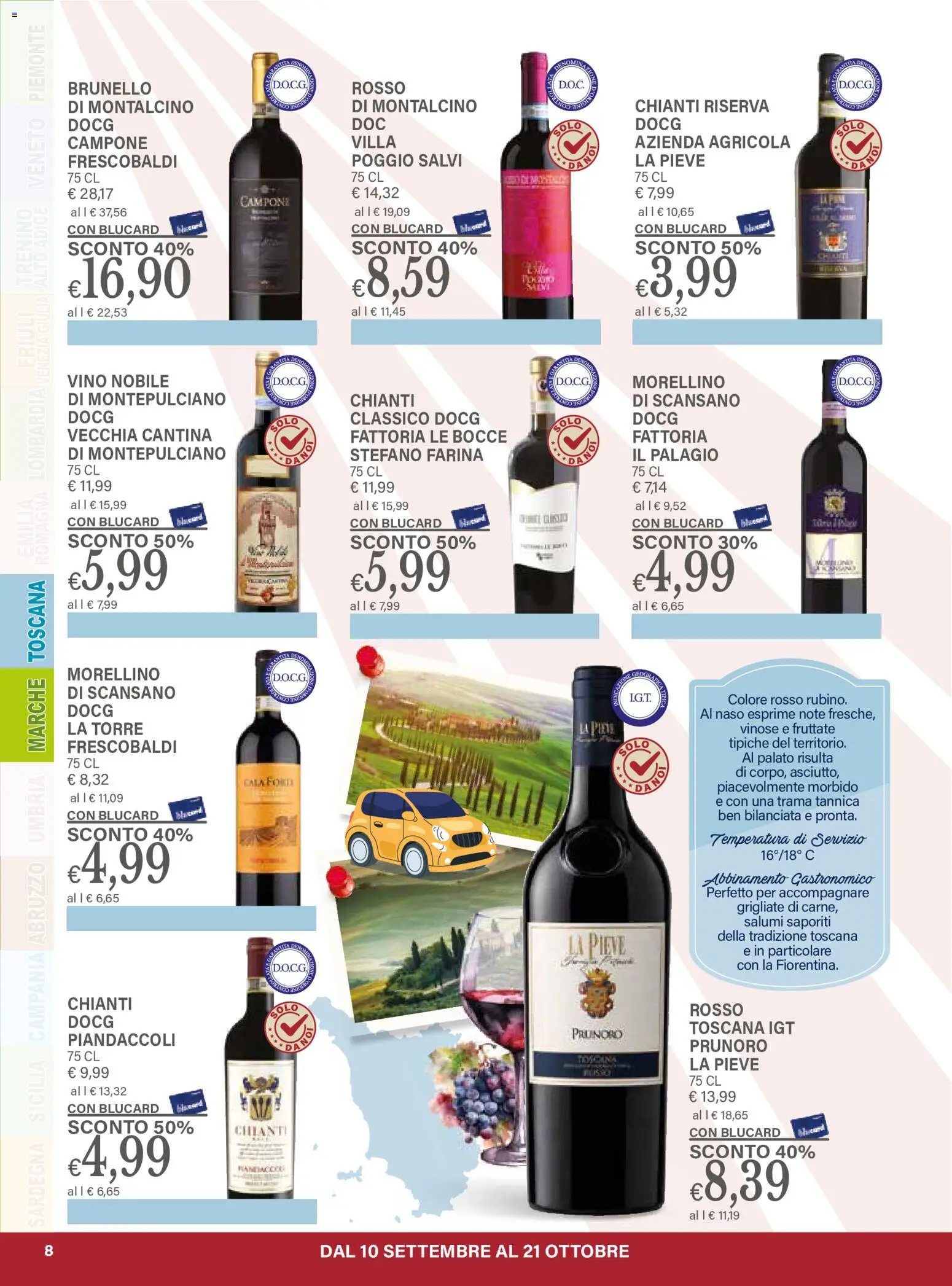 Volantino Il Gigante del 10/09/2026 | Pagina: 8 | Prodotti: Vino, Farina