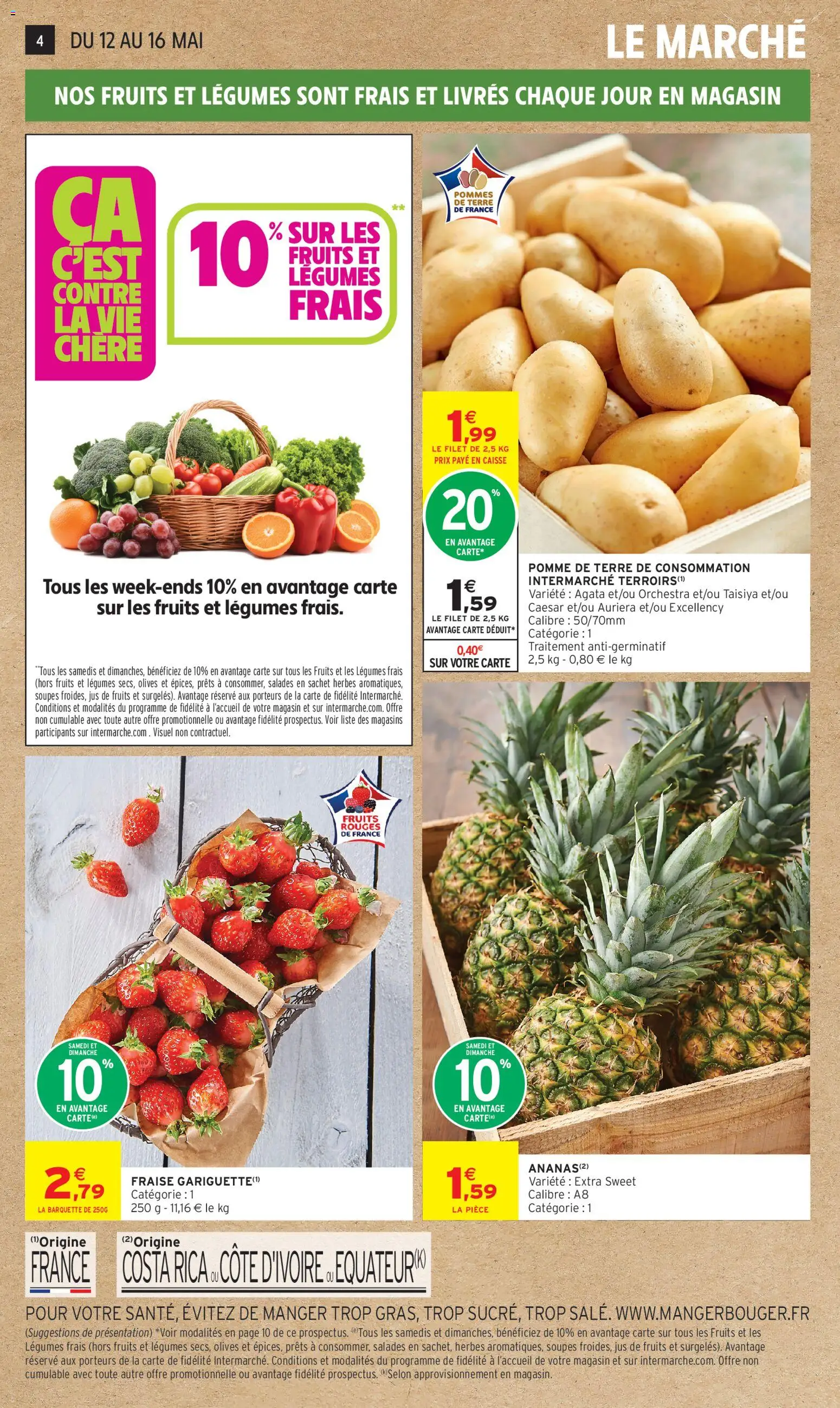 {H1} | Page: 4 | Produits: Pomme, Pomme de terre de consommation, Pommes, Ananas