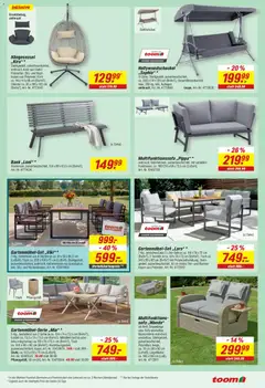 Toom Baumarkt Prospekt ab 31.08.2026 gültig | Seite: 7 | Produkte: Kissen, Sofa, Tisch, Korb