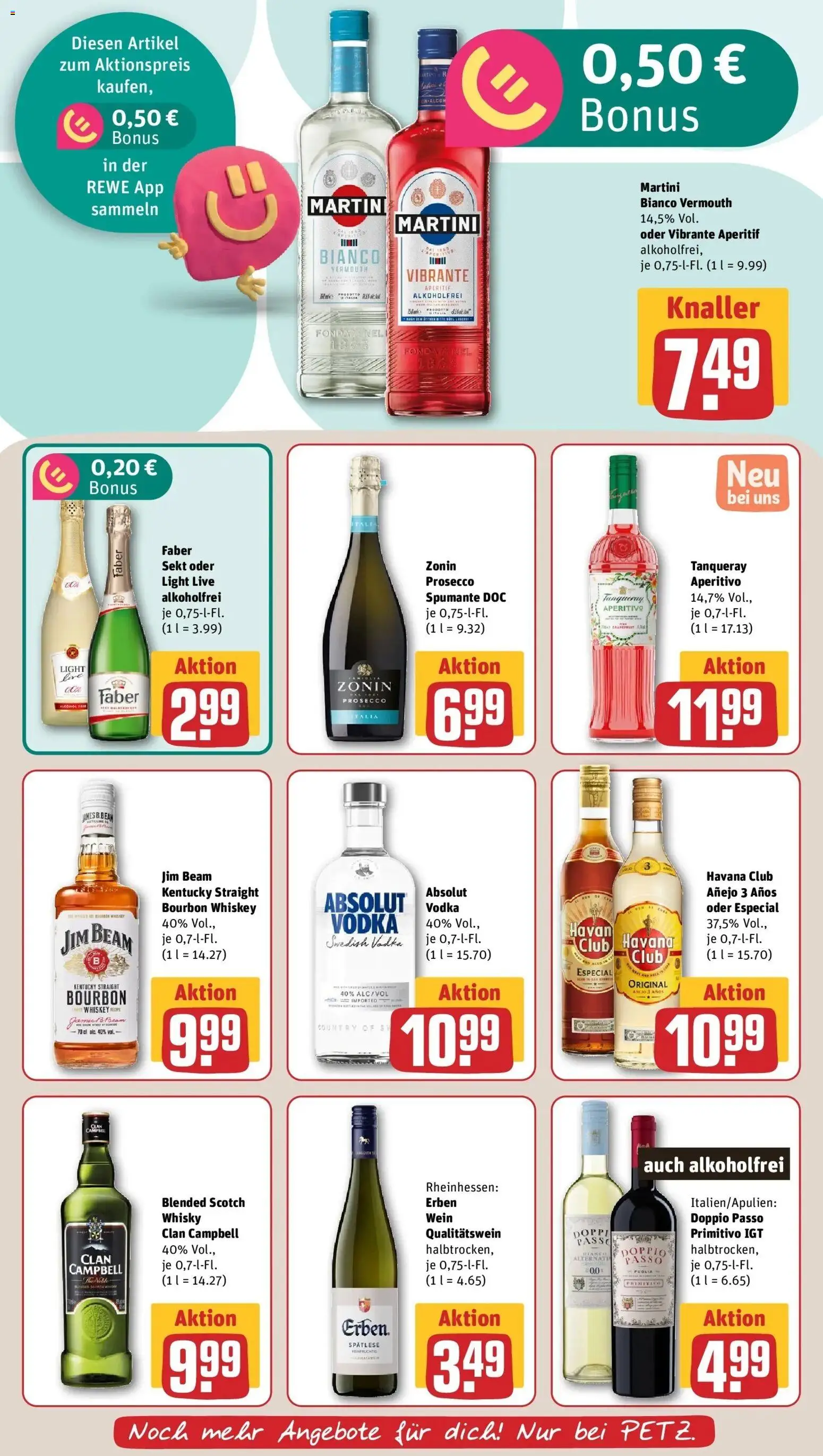 REWE Prospekt ab 24.08.2026 zum Blättern » Angebote | Seite: 17 | Produkte: Whisky, Wein, Vodka, Bourbon