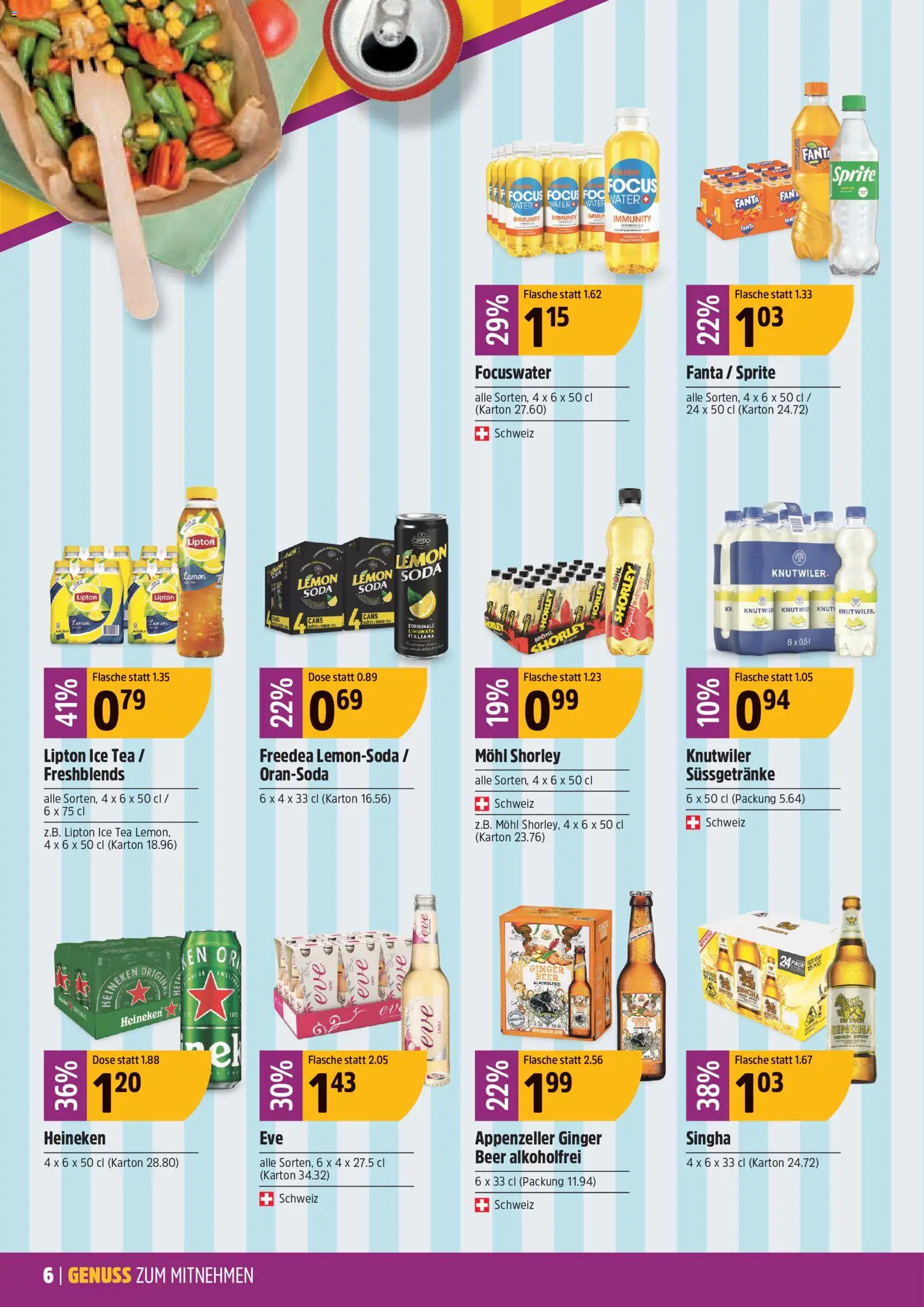 TopCC aktionen Genuss zum Mitnehmen – gültig ab 14.09.2026 | Seite: 6 | Produkte: Fanta, Sprite