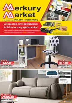 Merkury Market akciós újság - amely érvényes a következő dátumtól: 2026.08.01.