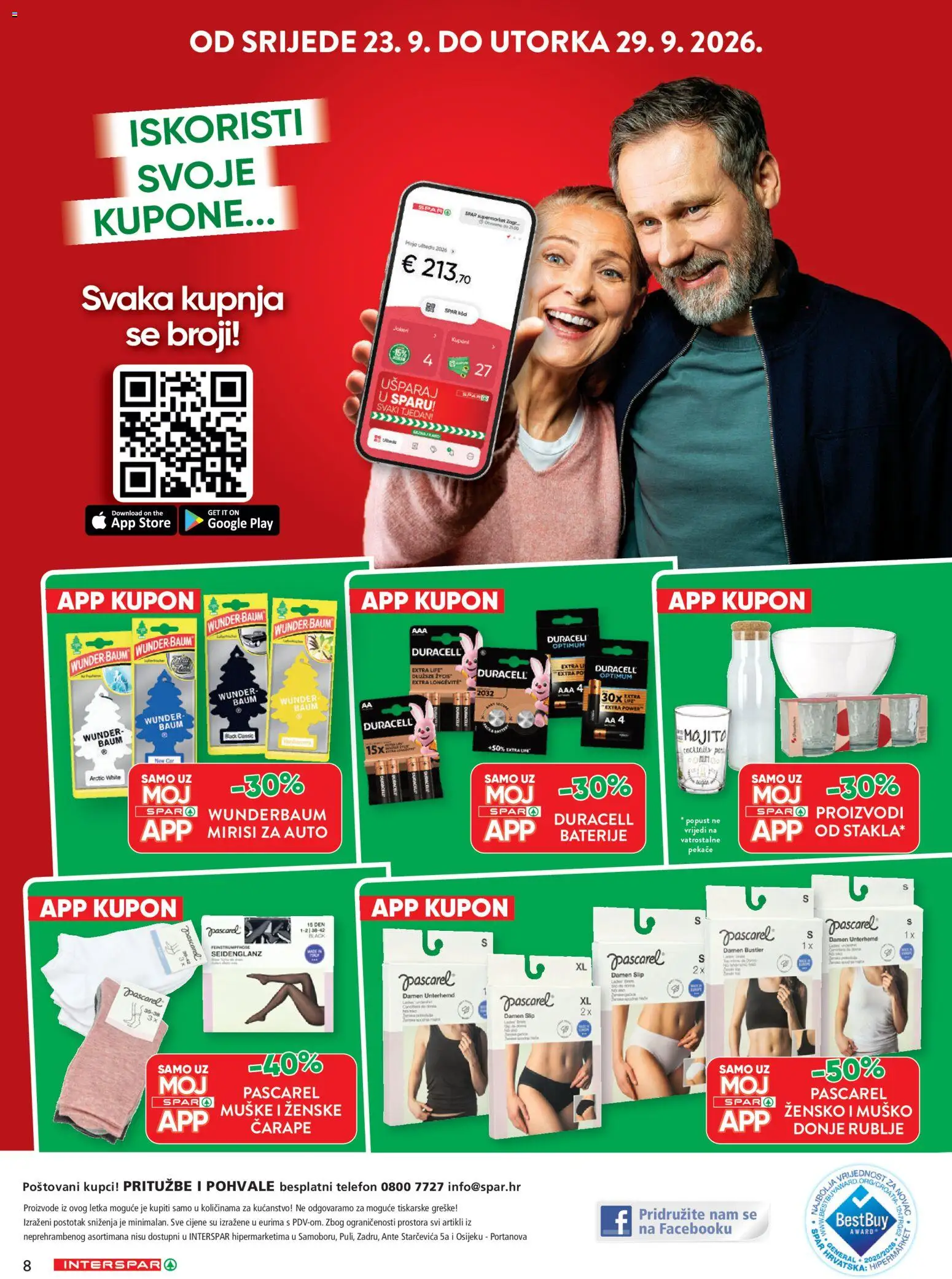 Interspar katalog | vrijedi od 23.09.2026 | Stranica: 8