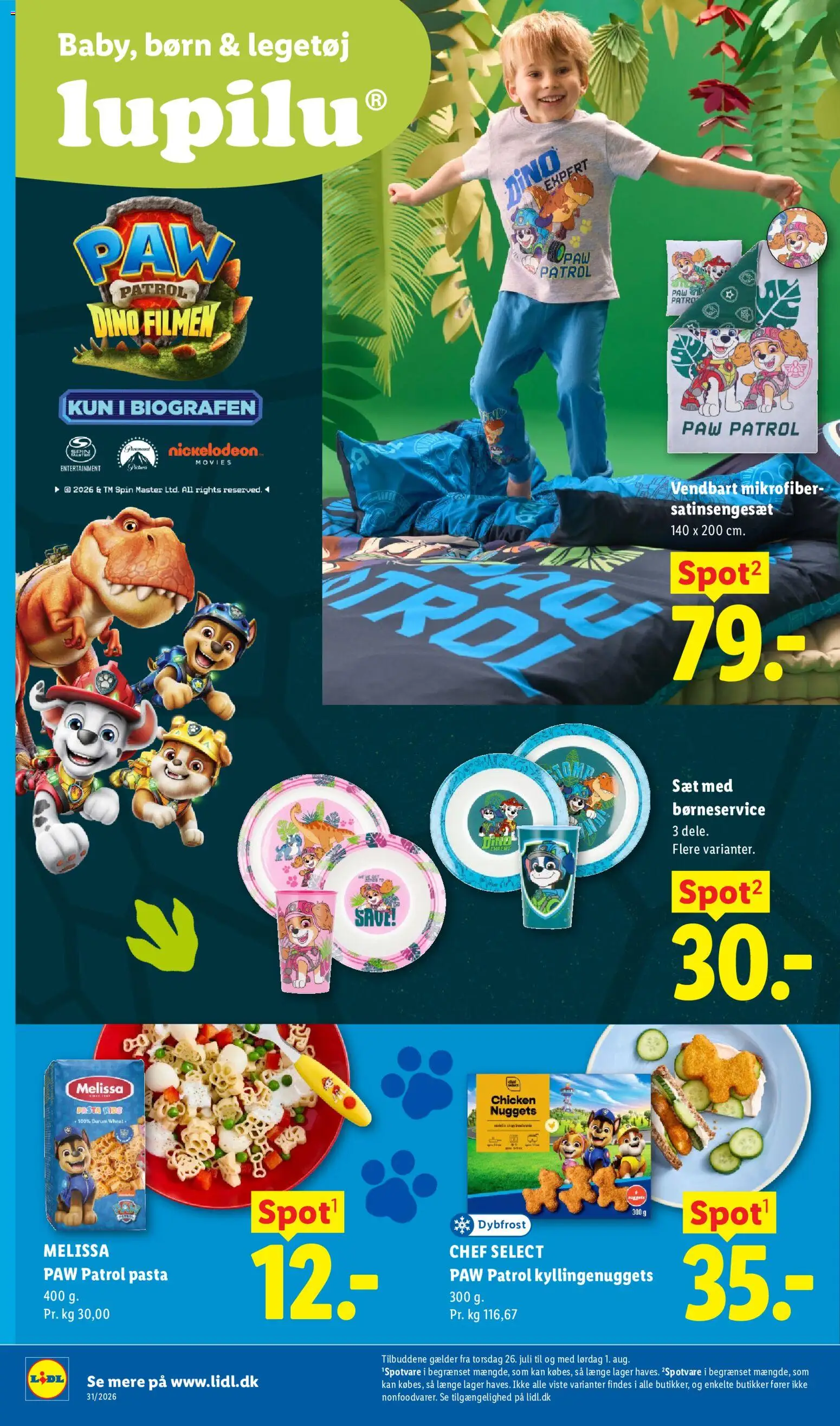 Lidl tilbudsavis – gyldig fra 26/07/2026 | Side: 12 | Produkter: Nuggets, Pasta, Søm