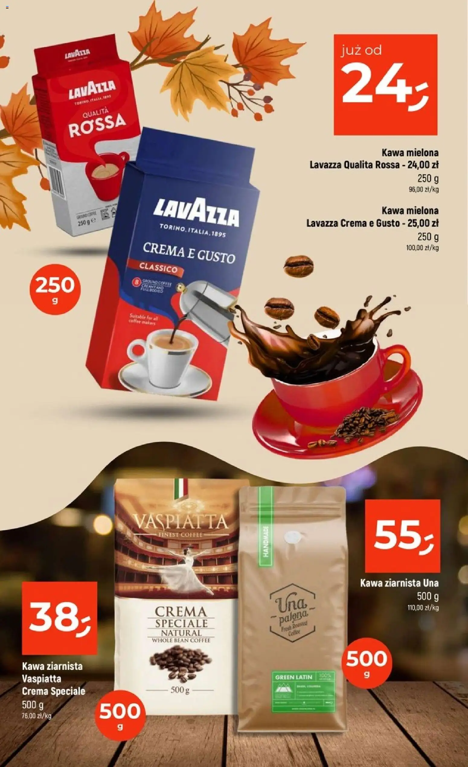 Dealz gazetka - Jesienna Rozgrzewka od 01.10.2026 | Strona: 9 | Produkty: Lavazza crema, Kawa ziarnista, Kawa, Kawa mielona