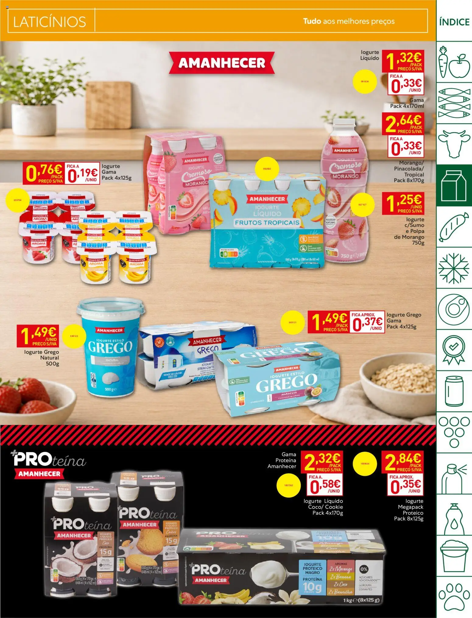 Recheio folheto Madeira │ válido de 14/07/2026 | Página: 7 | Produtos: Banana, Iogurte, Proteina