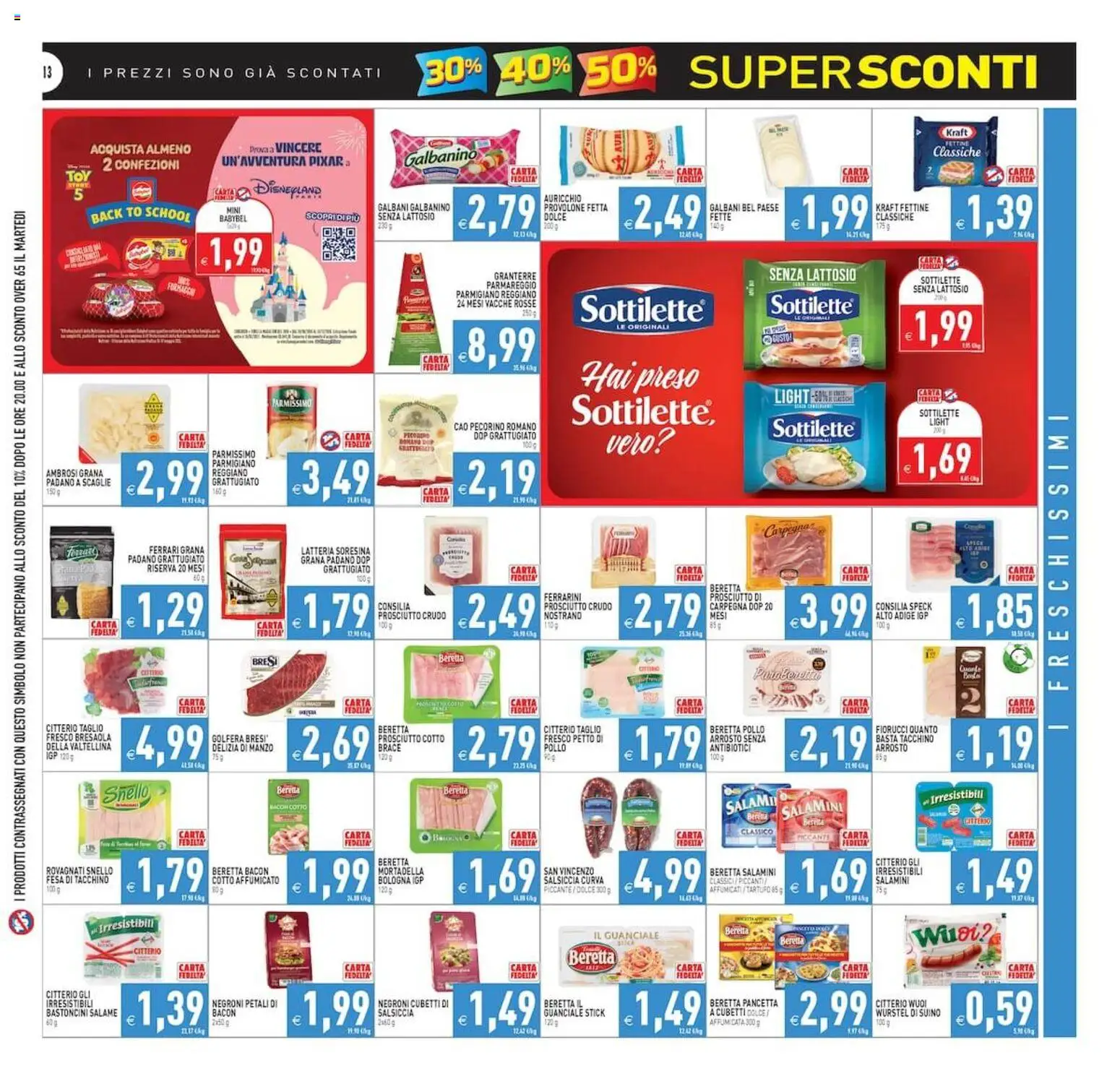 Volantino PIM Supermercati del 02/09/2026 | Pagina: 13 | Prodotti: Suino, Prosciutto, Bacon, Guanciale