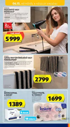 Aldi akciós újság - amely érvényes a következő dátumtól: 11.06.2026 | Oldal: 55 | Termékek: Hajvasaló, Hajszárító, Dekoráció