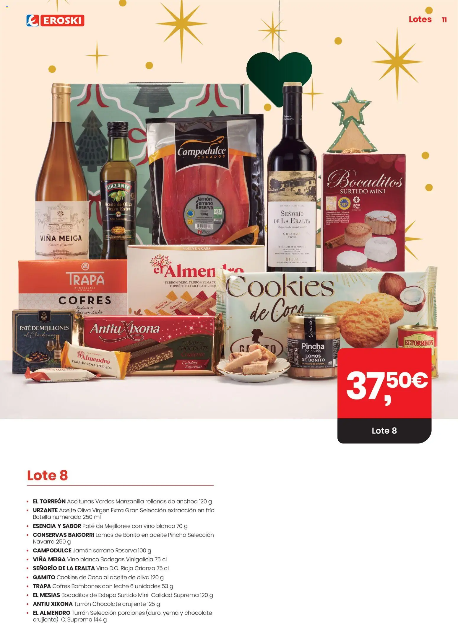 Eroski Navidad 2026 │ válido desde el 15/10/2026 | Página: 11 | Productos: Aceitunas, Vino, Aceite de oliva, Aceite de girasol