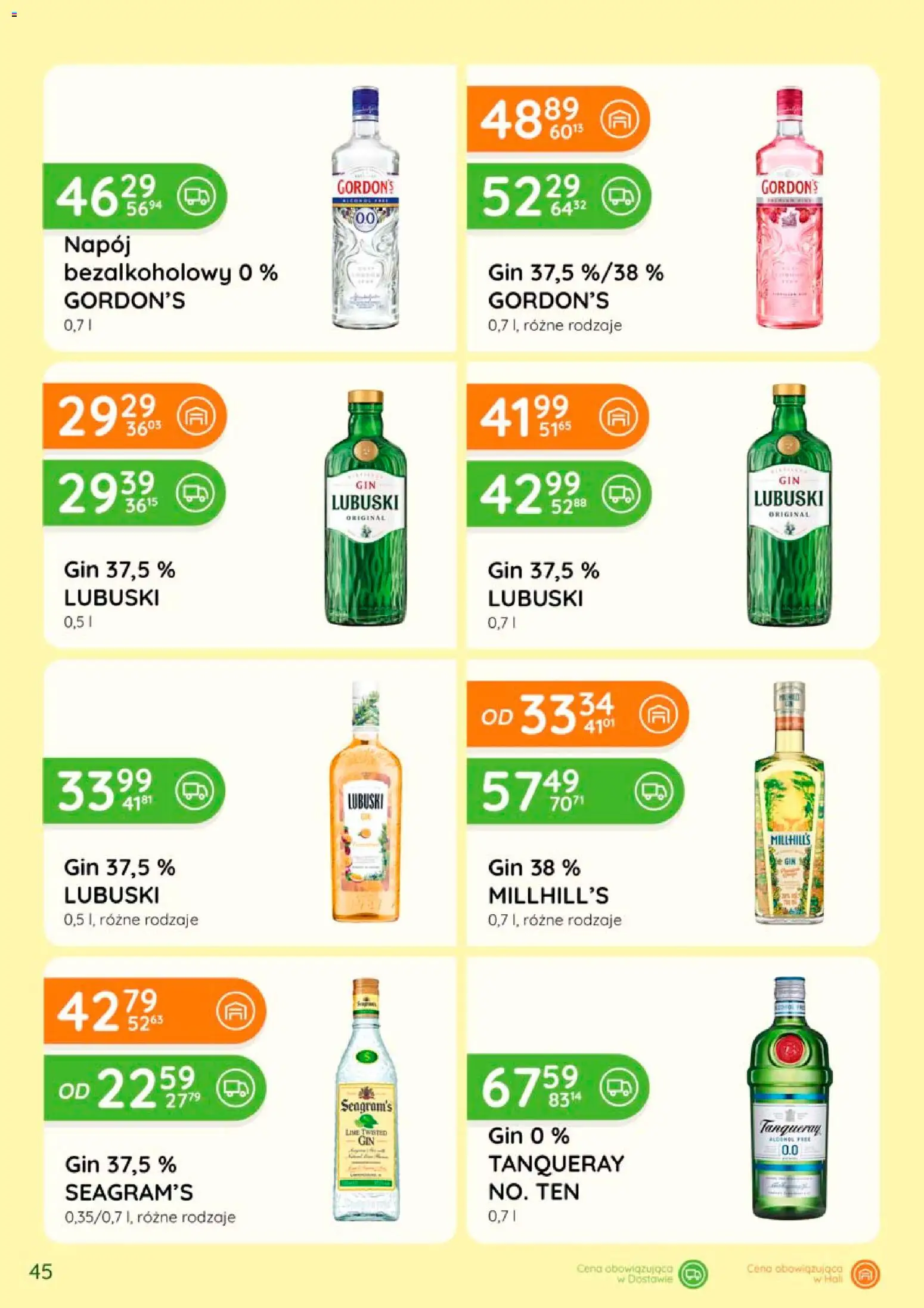 Eurocash gazetka - Katalog Alkoholowy od 01.07.2026 | Strona: 45 | Produkty: Gin