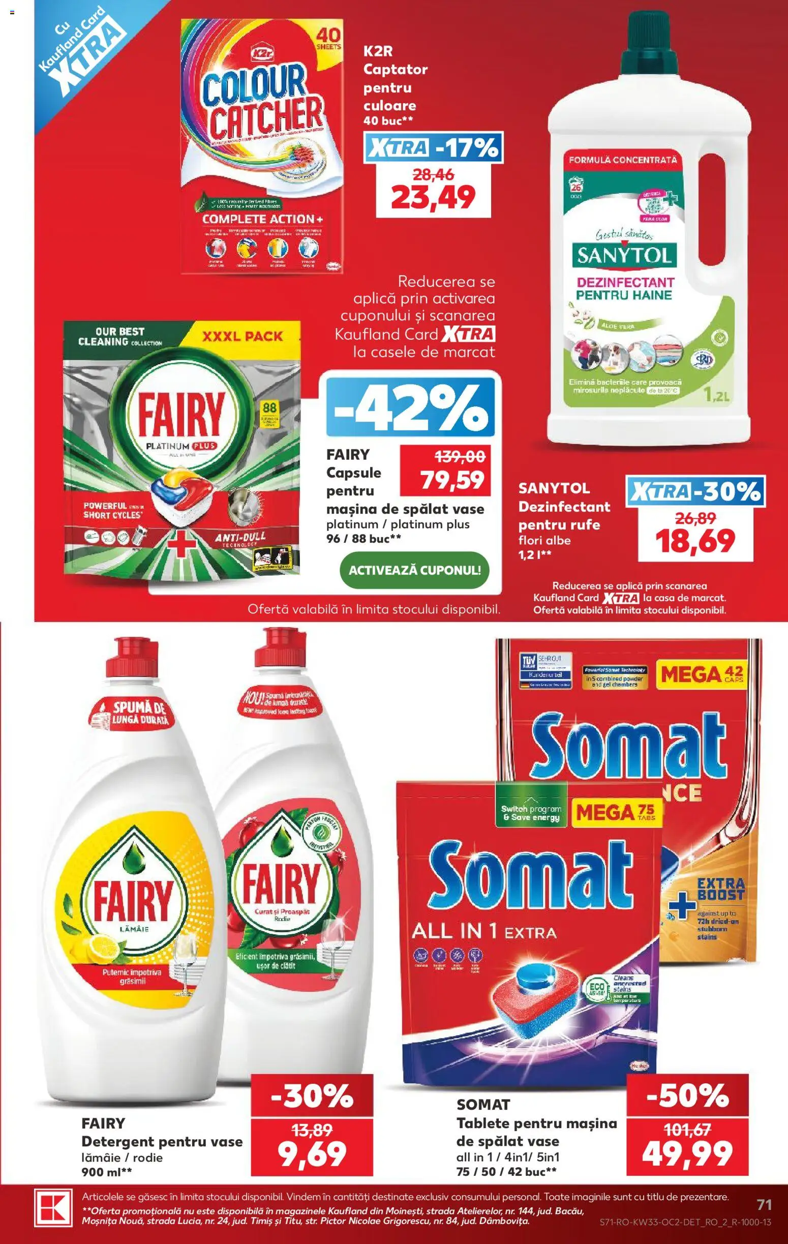 Noul catalog Kaufland – valabil de la 12.08.2026 | Pagină: 71 | Produse: Aloe vera, Vase, Detergent, Haine