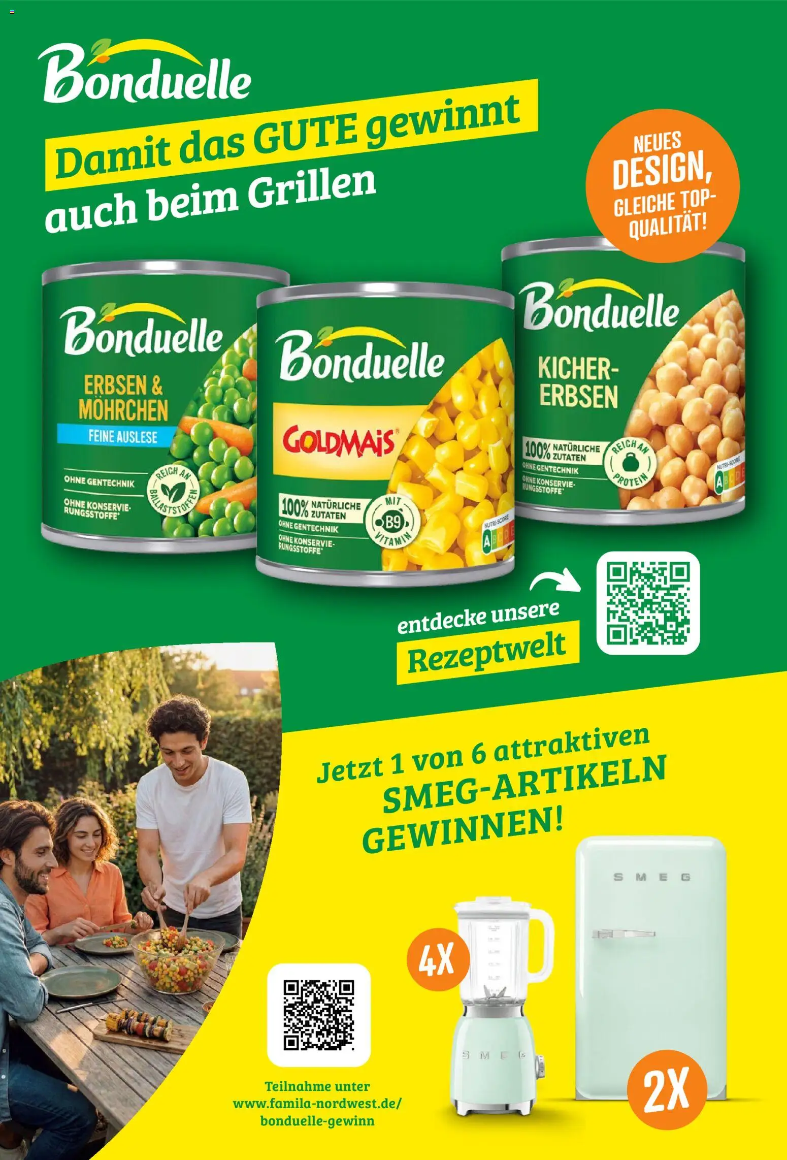 Famila Nordwest myTime Juni 2026 – gültig ab 01.06.2026 | Seite: 53 | Produkte: Top, Erbsen