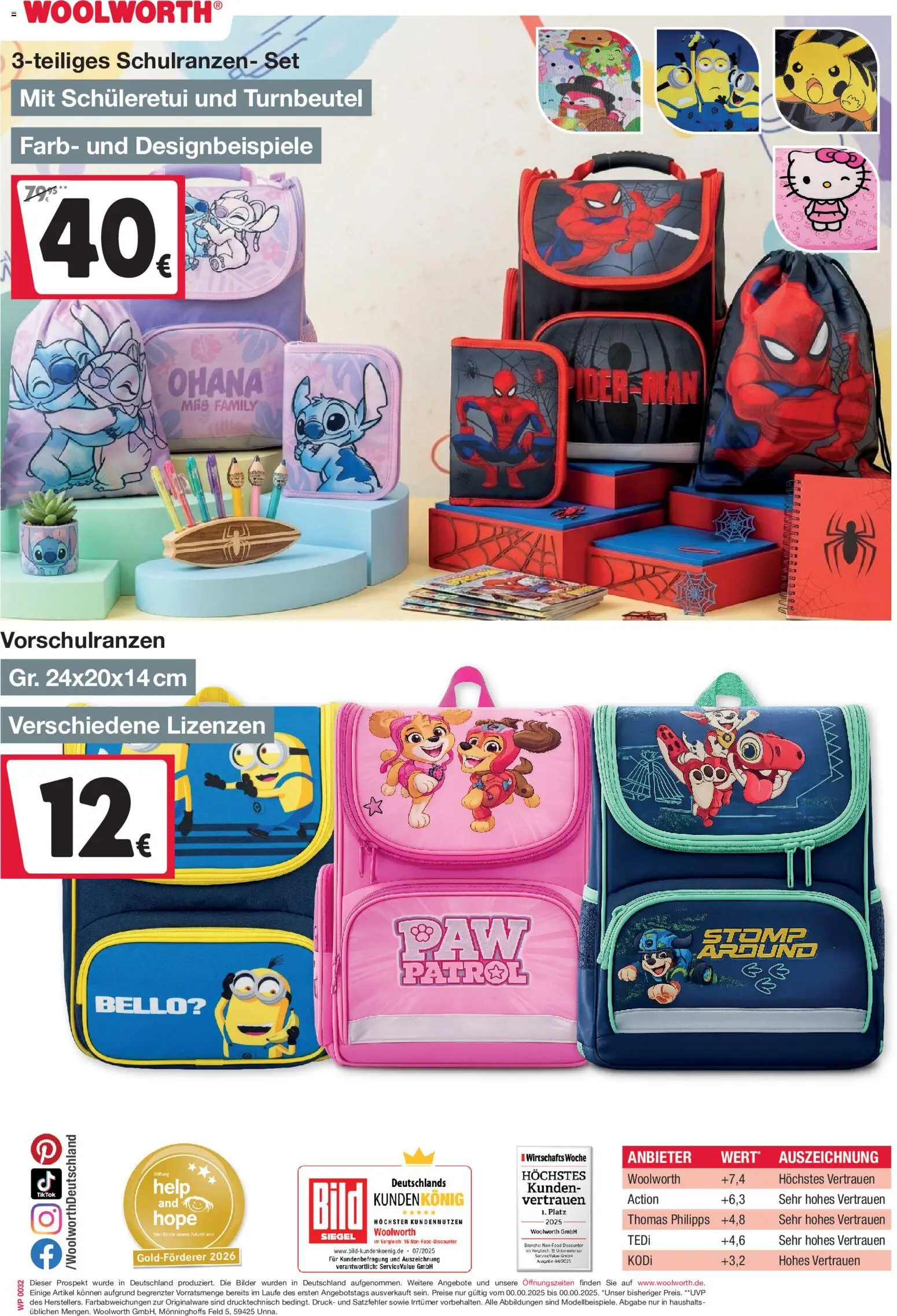 Woolworth Flugblatt gültig ab 28.08.2026 | Seite: 32