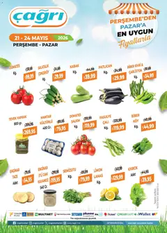 21.05.2026 tarihinden itibaren geçerli olan Çağrı Market kataloğu önizlemesi | Sayfa: 2
