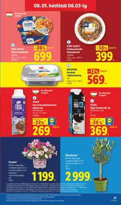 PILOS Free From laktózmentes kakaós tej, Édesítőszerrel, 500 ml - amely érvényes a következő dátumtól: 28.05.2026 | Oldal: 67
