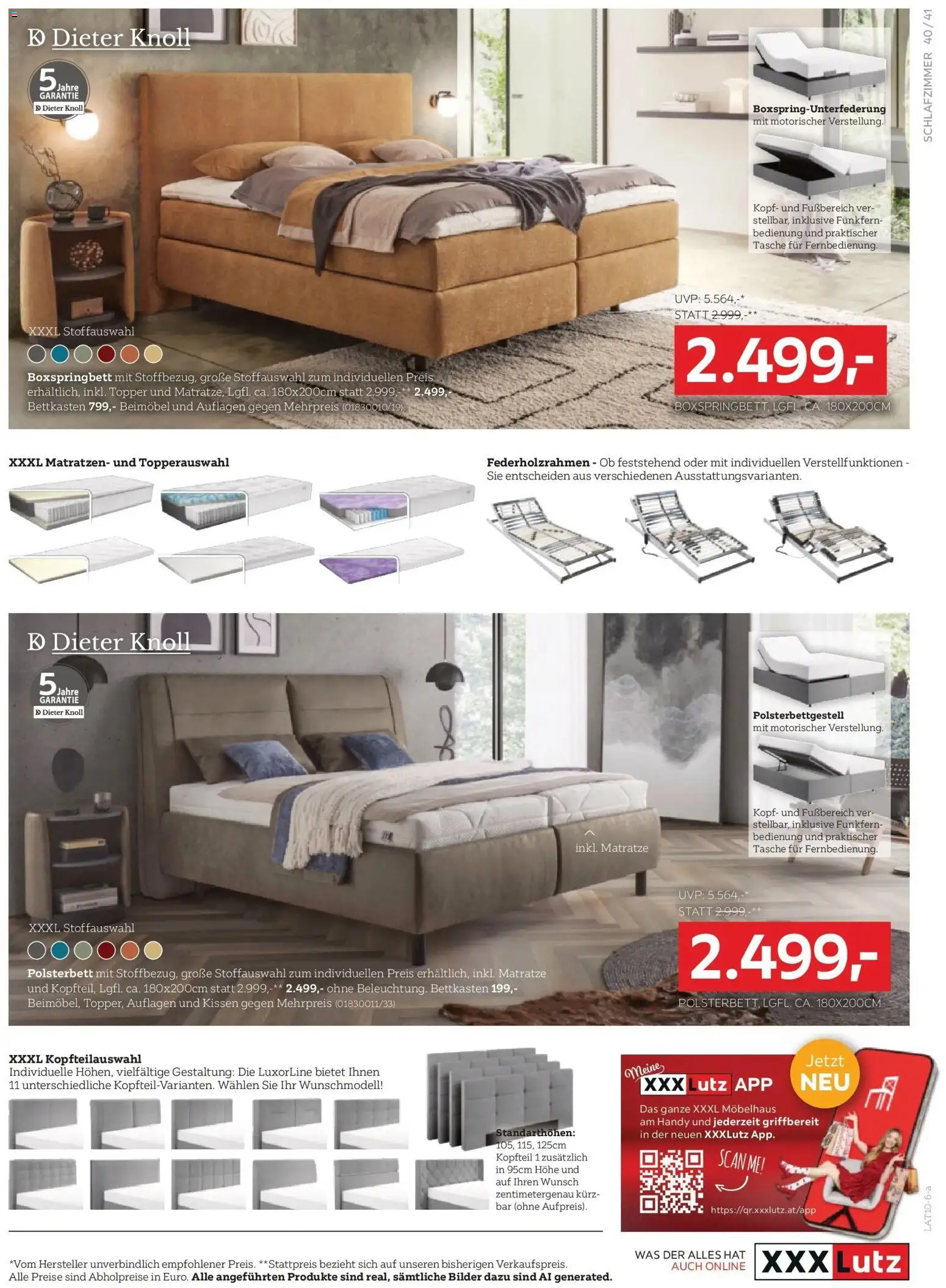 XXXLutz Hauptprospekt von 29.09.2026 - Aktuelle Angebote | Seite: 41 | Produkte: Tasche, Matratze, Kissen