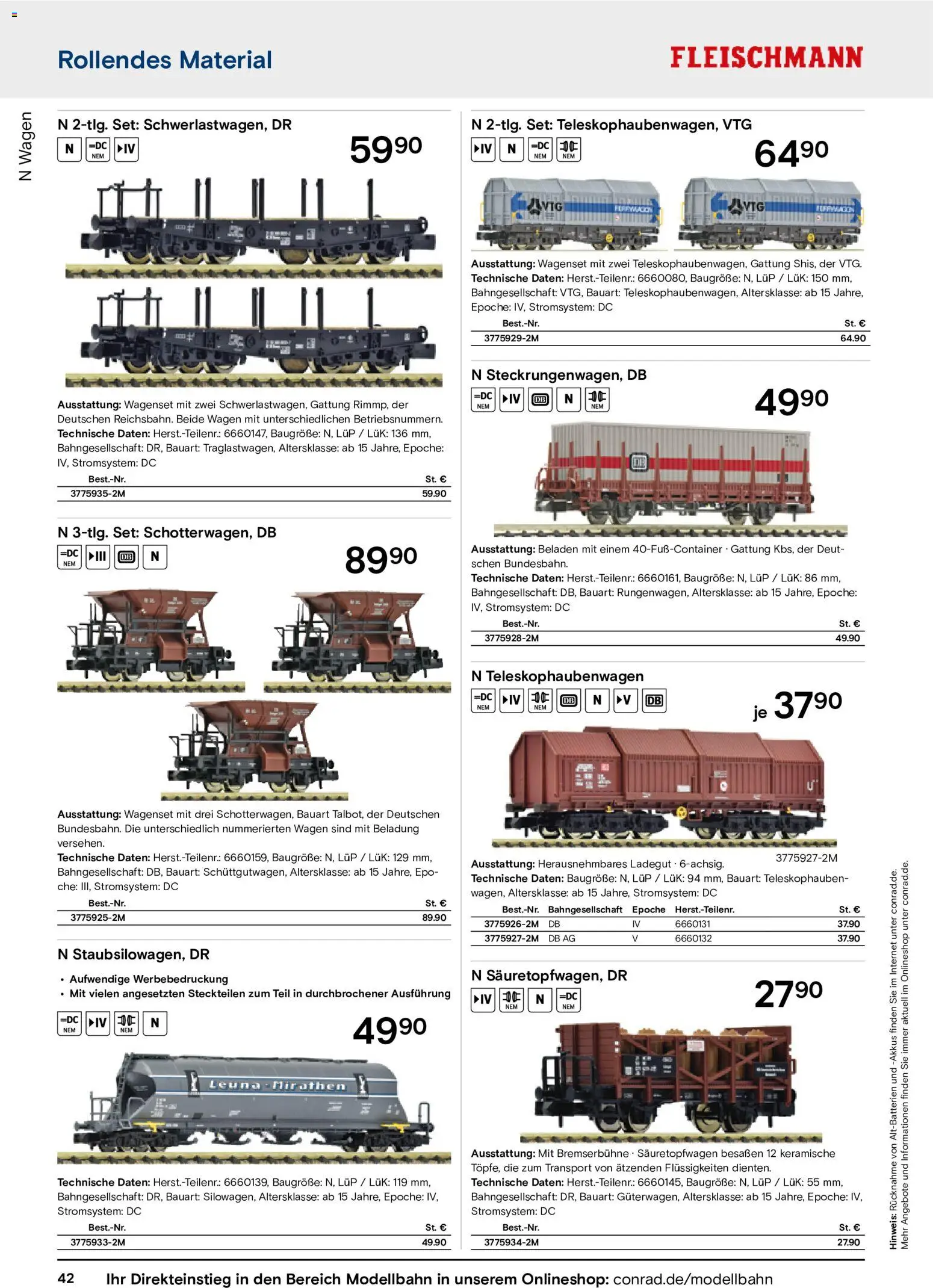 Conrad Modellbahn Katalog – gültig ab 07.09.2026 | Seite: 46