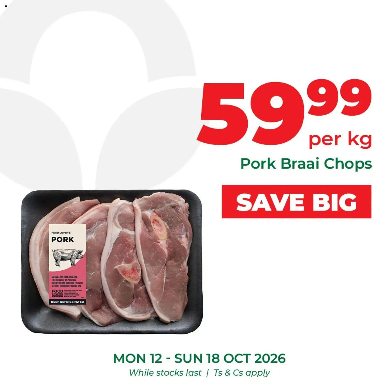 New Food Lover's Market catalogue – valid from 12/10/2026 | Page: 5 | Products: Pork