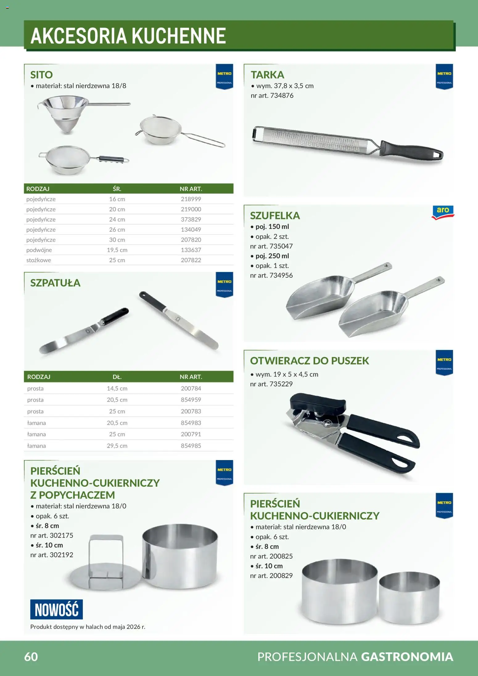 Makro Gazetka - Profesjonalna Gastronomia od 01.02.2026 | Strona: 60 | Produkty: Tarka