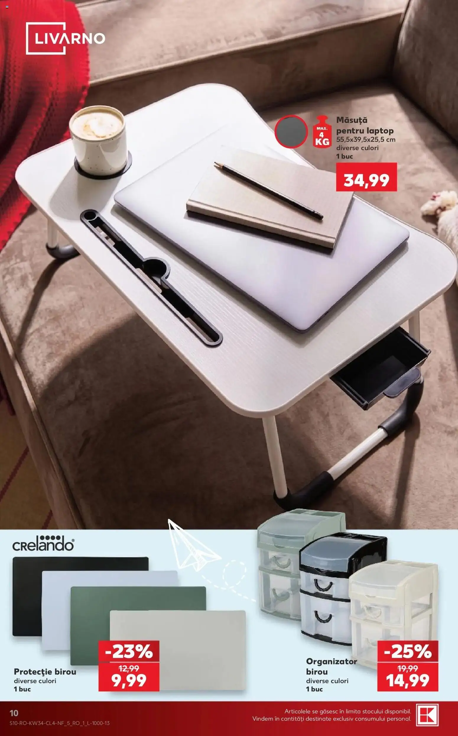Kaufland Baia Mare 19.08.2026 - Revista si Oferta | Pagină: 10 | Produse: Laptop, Birou, Organizator