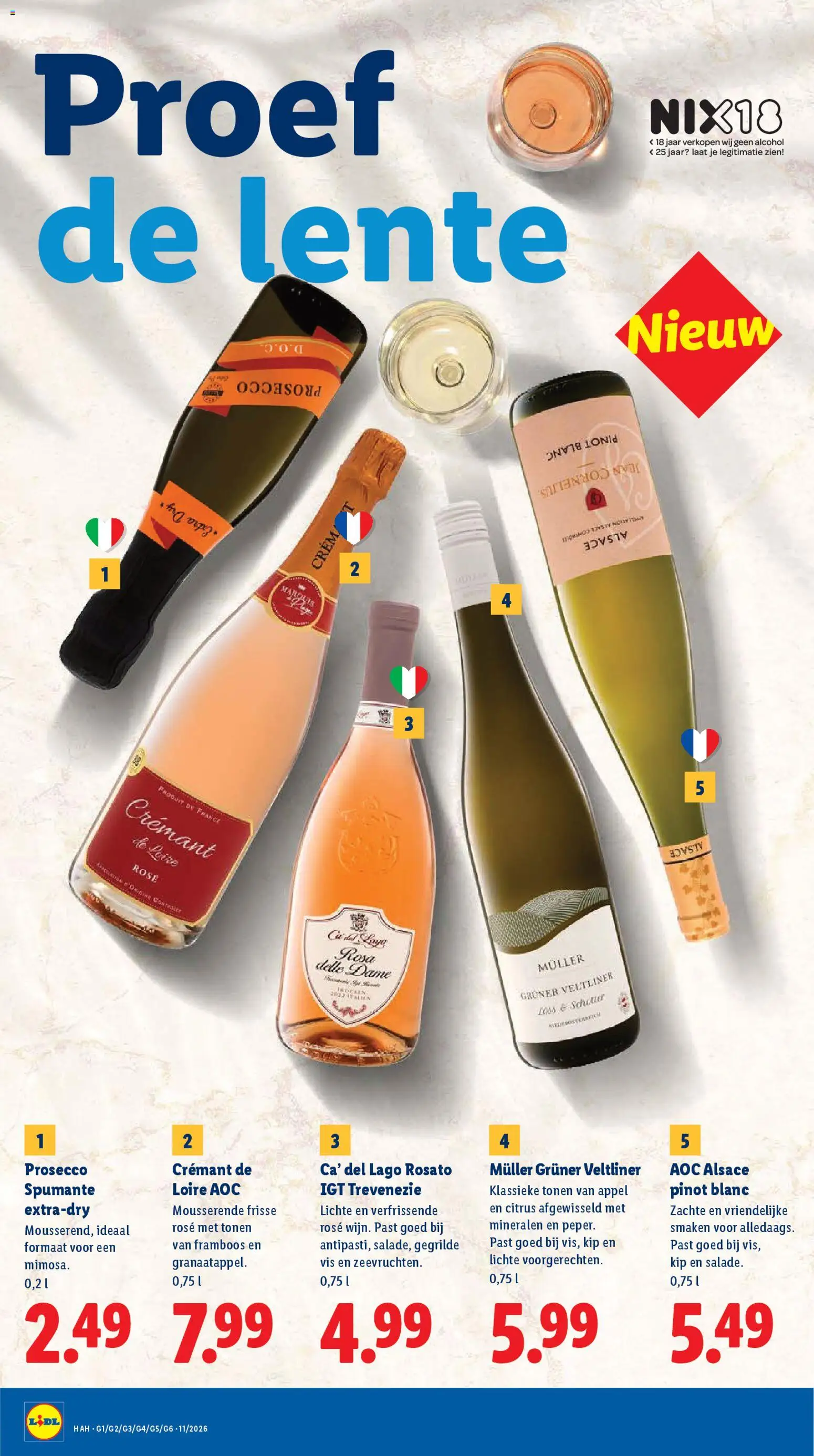 {H1} | Pagina: 19 | Producten: Vis, Kip, Alcohol, Appel