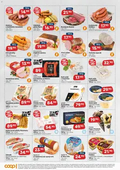 Náhled letáku Coop leták od 15.07.2026 | Strana: 2 | Produkty: Rybí salát, Klobásy, Uzeniny, Gril